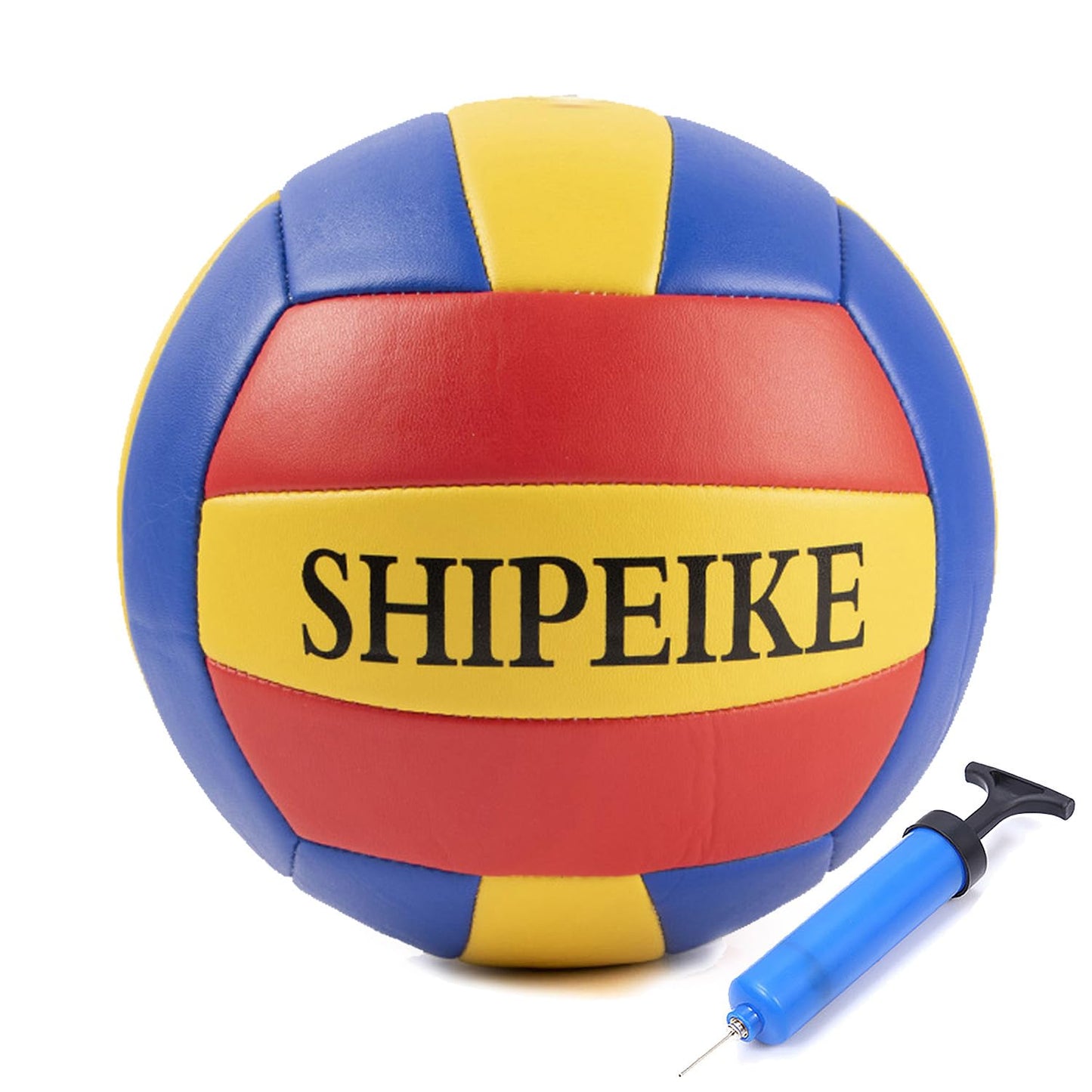 ABAJI Volleyball Official Ball Thicker PU Waterproof Anti-Explosion 15+ Years Kids Girls Boys Indoor Training Game Outdoor Sand Beach Pool Play Pump Needle