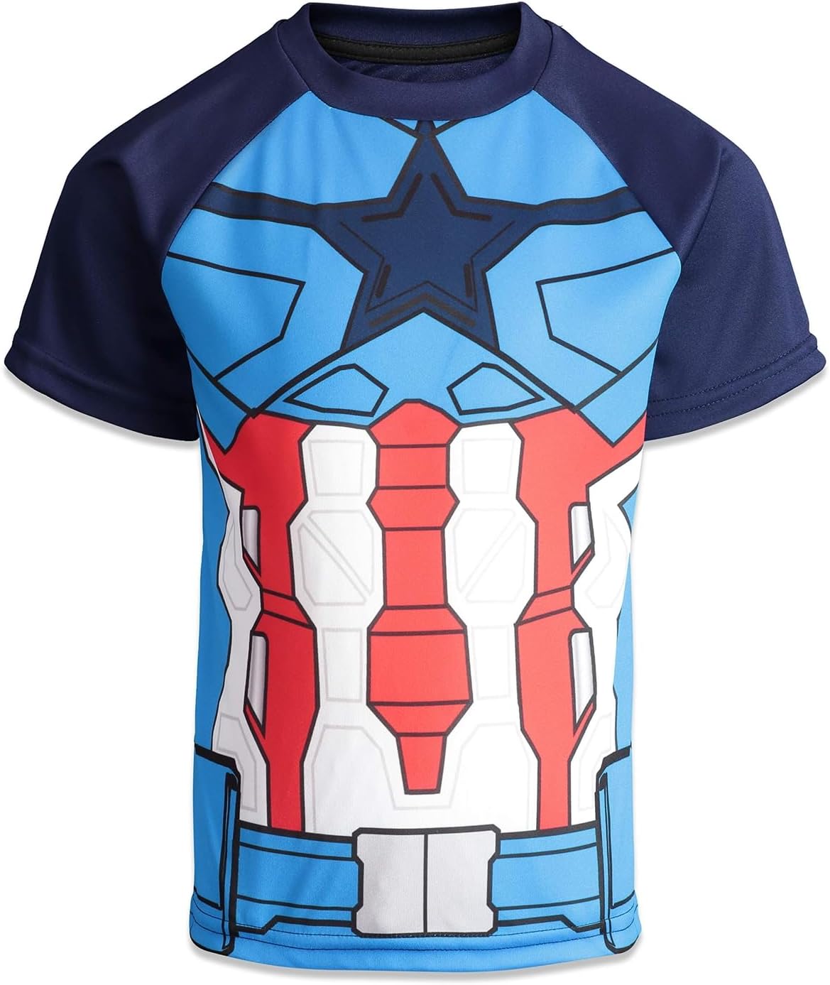 Marvel Avengers Spider-Man Mech Strike 4 Pack Cosplay Athletic T-Shirts Toddler to Big Kid Sizes (2T - 18-20)