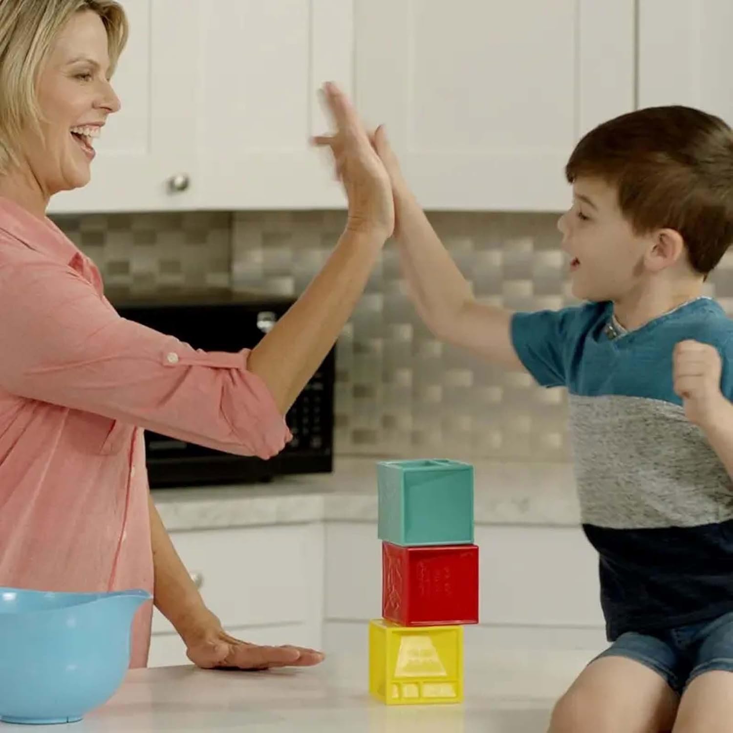 Kitchen Cube Measuring Gadget for Cooking and Baking Measure Every Cups & Spoon in One Measuring Spoon Utensil Tool Ceramic Bakeware Set with Lids for Oven (Yellow, One Size)