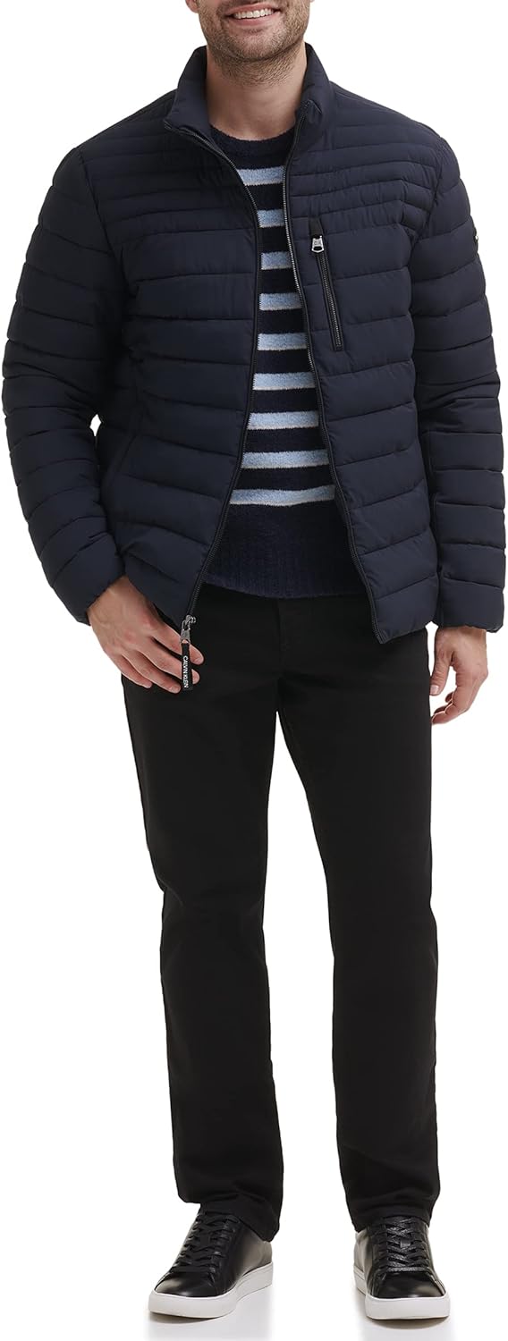 Calvin Klein Men's Full Zip Down Puffer Coat