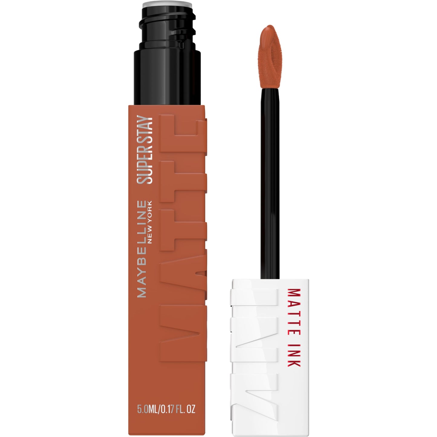 Maybelline Super Stay Matte Ink Liquid Lipstick Makeup, Long Lasting High Impact Color, Up to 16H Wear, Mover, Brown, 1 Count, Packaging May Vary