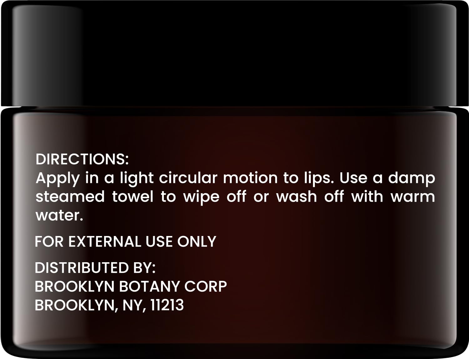 Brooklyn Botany Coconut Flavor Lip Scrub Exfoliator - 1 oz, Moisturizer for Dry & Chapped Lips