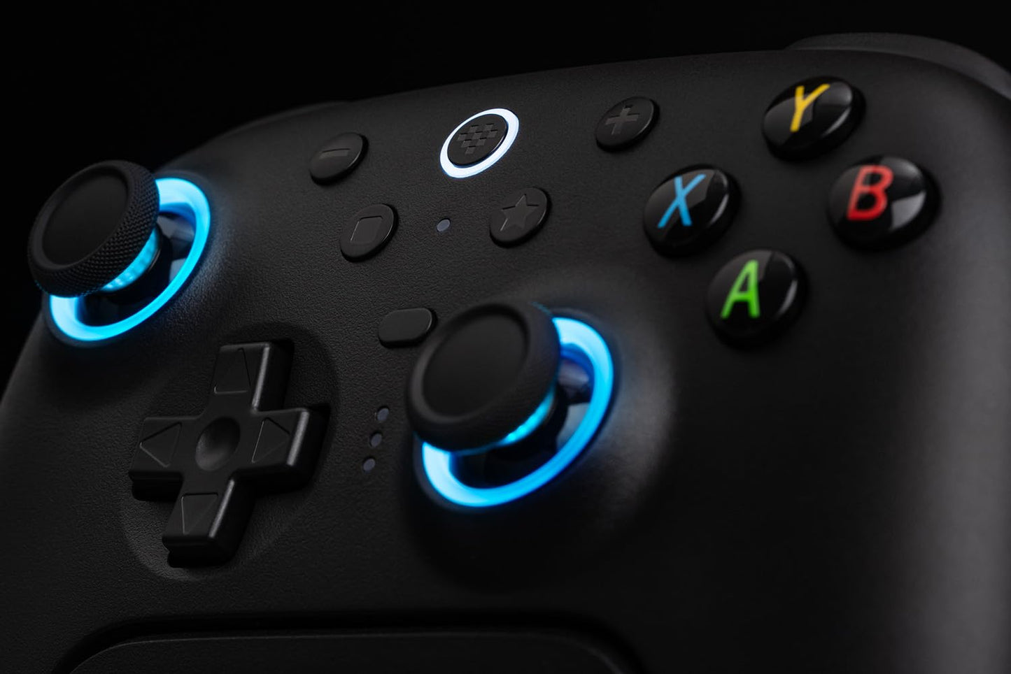 8BitDo Ultimate 2 Wireless Controller for Windows & Android, Gaming Controller with TMR Joysticks, Switchable Hall Effect/Tactile Triggers, RGB Fire Ring, 8Speed Wireless Tech, Black