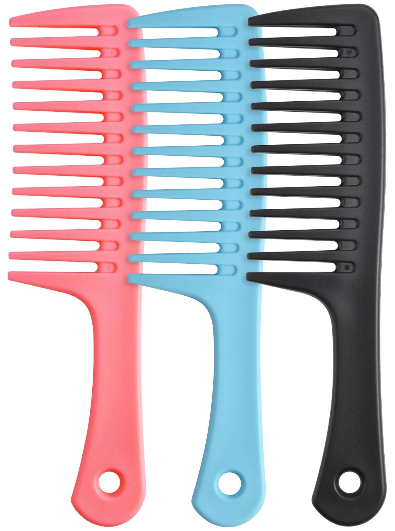 Wide Tooth Detangling Comb, Durable Styling Brush for Curly, Long and Wet Hair Types - Professional Hair Care