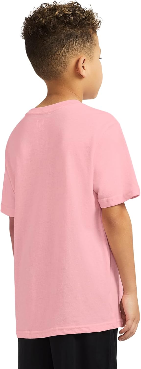Boys' Lifestyle Short Sleeve T-Shirt, Slim-fit Graphic Tee, Cotton Blend Fabric