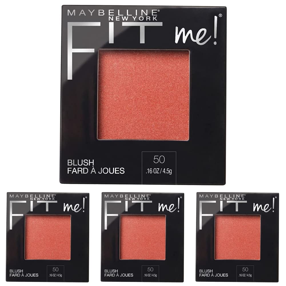 Maybelline Fit Me Blush, Lightweight, Smooth, Blendable, Long-lasting All-Day Face Enhancing Makeup Color, Pink, 1 Count
