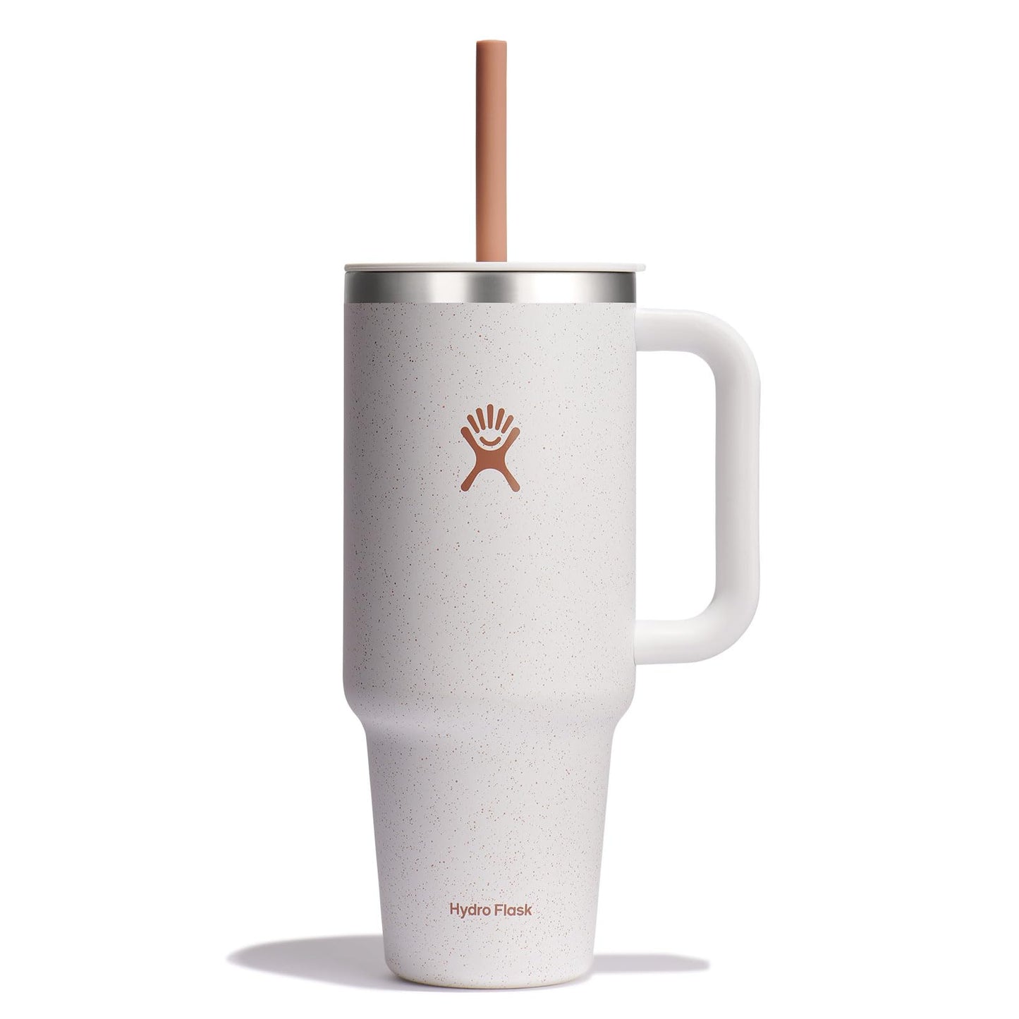 Hydro Flask 32 Oz Travel Tumbler with Handle, Lid and Straw - Insulated Stainless Steel in Holiday Punch