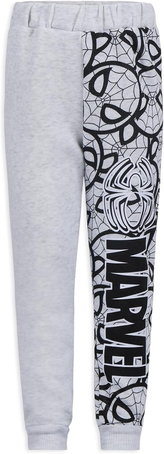 Marvel Spider-Man Boys Graphic Print 2 Piece Sweatshirt and Pants Set for Toddlers and Big Kids