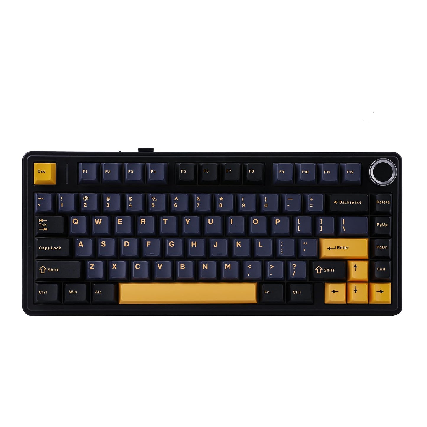 EPOMAKER x Aula F75 Gasket Mechanical Keyboard, 75% Wireless Hot Swappable Gaming Keyboard with Five-Layer Padding&Knob, Bluetooth/2.4GHz/USB-C, RGB (Light Blue, LEOBOG Reaper Switch)