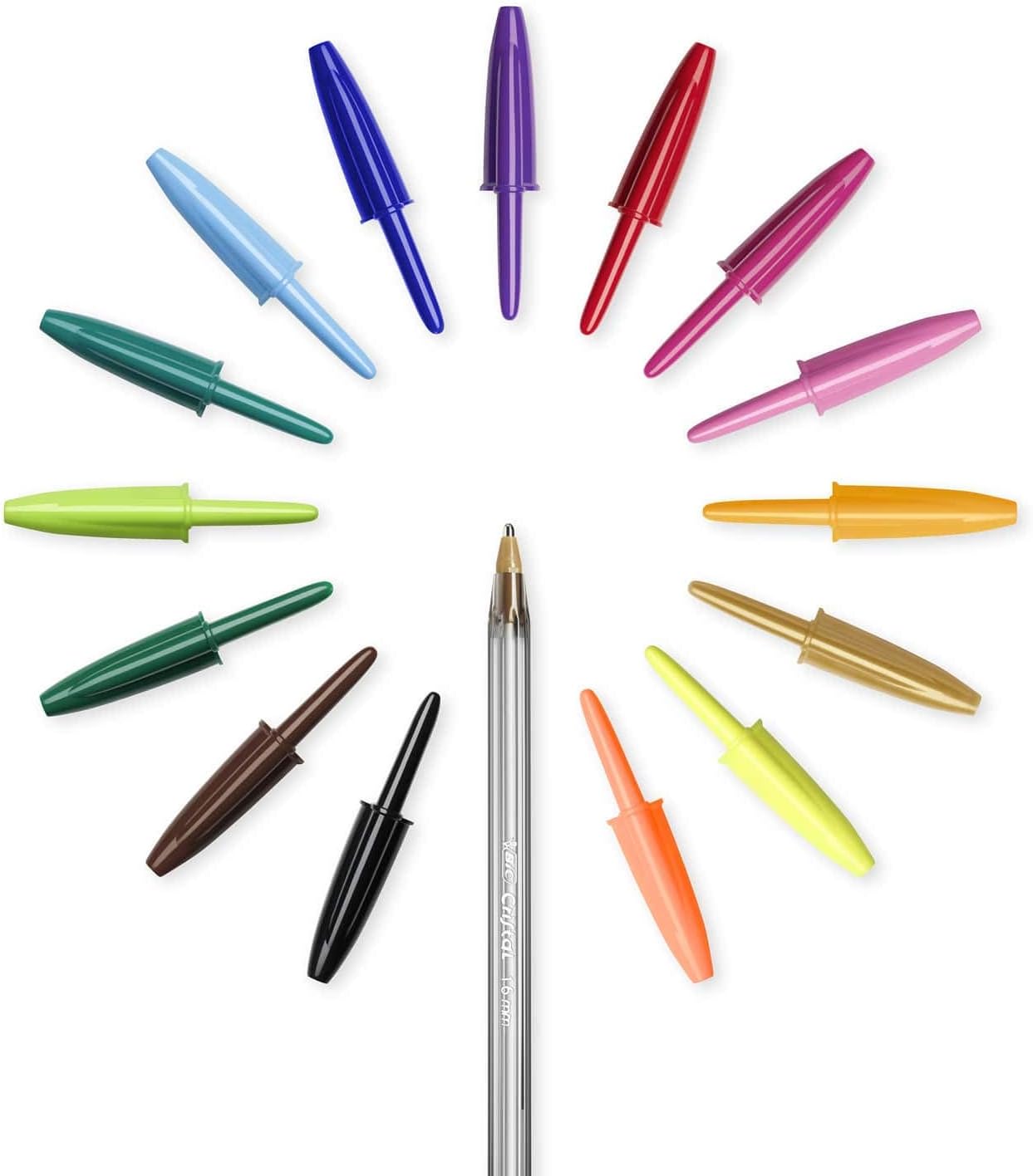 Bic Crystal Multicolour – Pen Bag Pack of 20 + 7 multicoloured