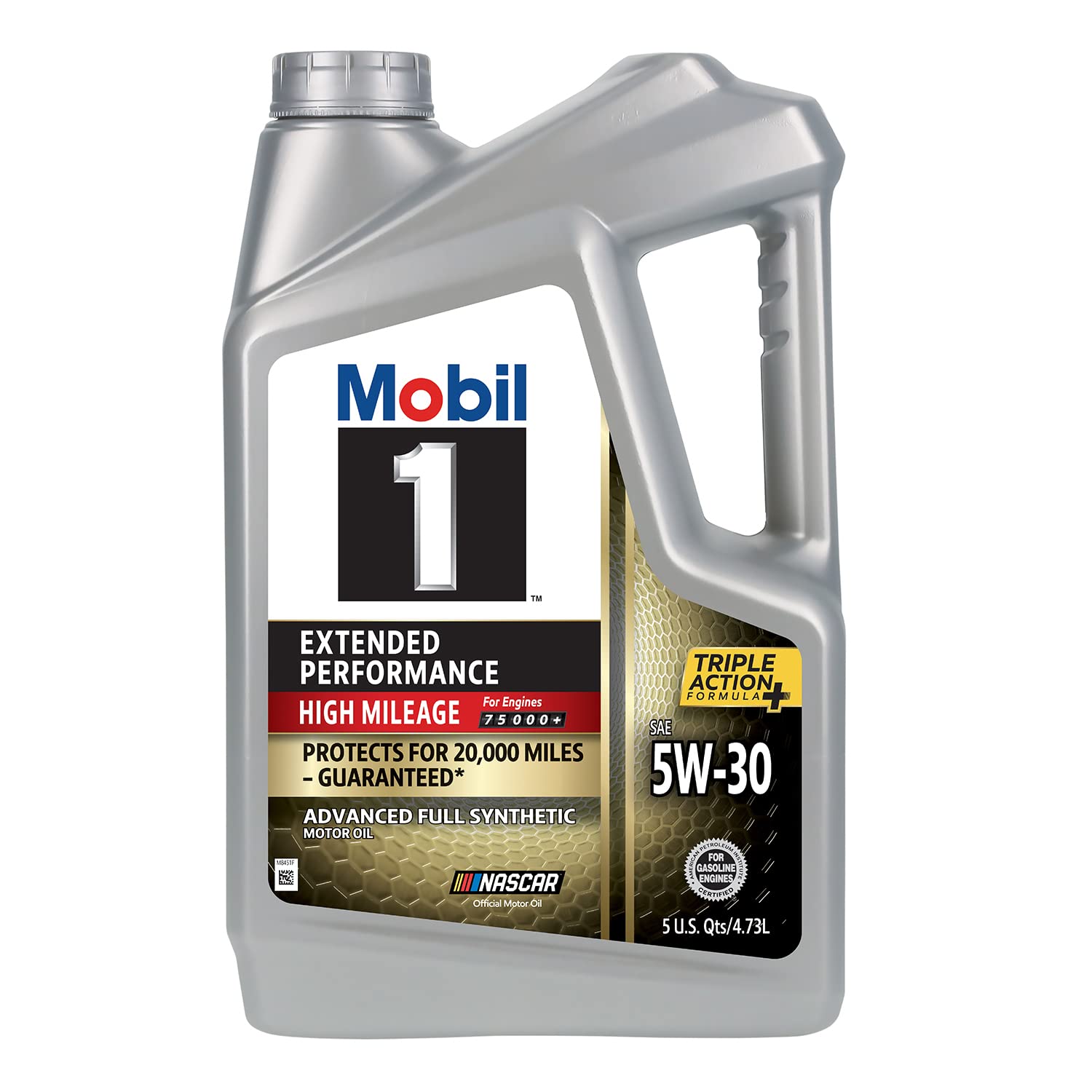 Mobil 1 Advanced Full Synthetic Motor Oil 5W-30, 5 Quart
