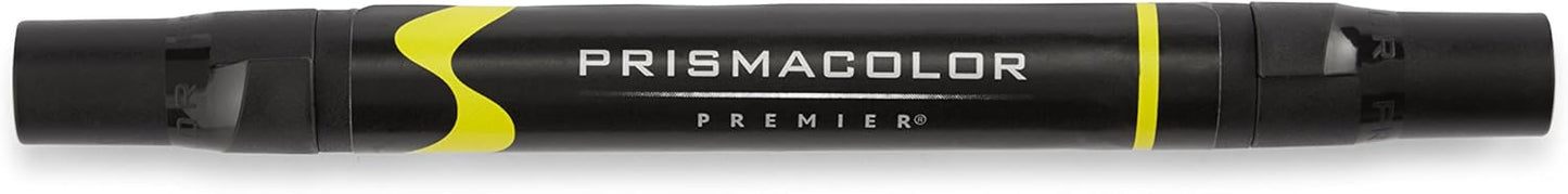 Prismacolor Premier Double-Ended Art Markers, Fine And Brush Tip, Adult Coloring, 12 Pack