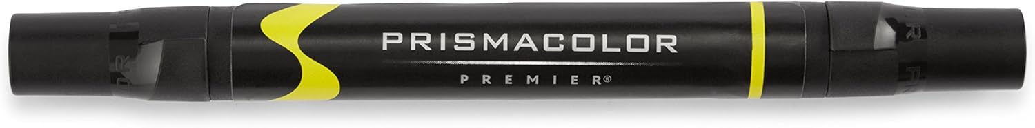 Prismacolor Premier Double-Ended Art Markers, Fine And Brush Tip, Adult Coloring, 12 Pack