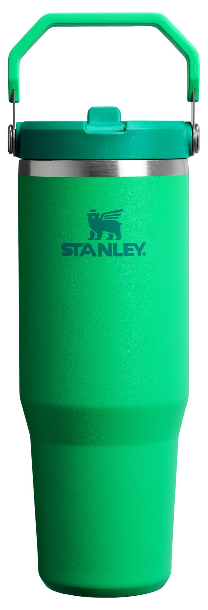 Stanley IceFlow Flip Straw Tumbler with Handle 30 oz | Twist On Lid and Flip Up Straw | Leak Resistant Water Bottle | Insulated Stainless Steel |BPA-Free | Lilac