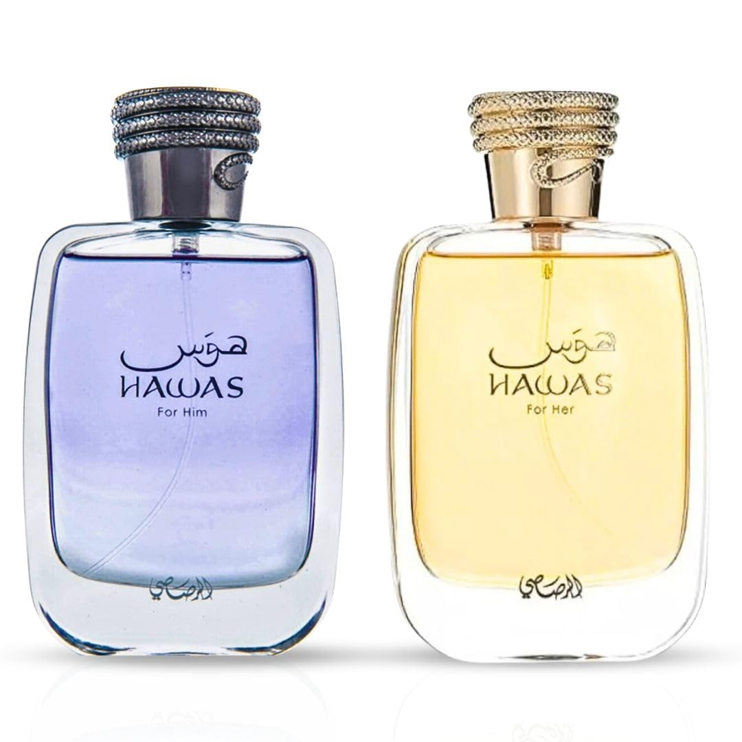 RASASI Hawas For Men - Eau de Parfum Spray 100ML (3.4 Oz), Premium Arabian Perfume for Men, A Signature Scent for Long-Lasting Fragrance - Ideal Men Perfumes For Special Occasions & Daily Elegance