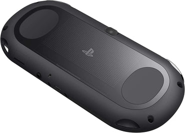 Sony Playstation Vita Wi-Fi 2000 Series with Silicone Joystick Covers and AC Adapter Cable (Piano Black) (Renewed)