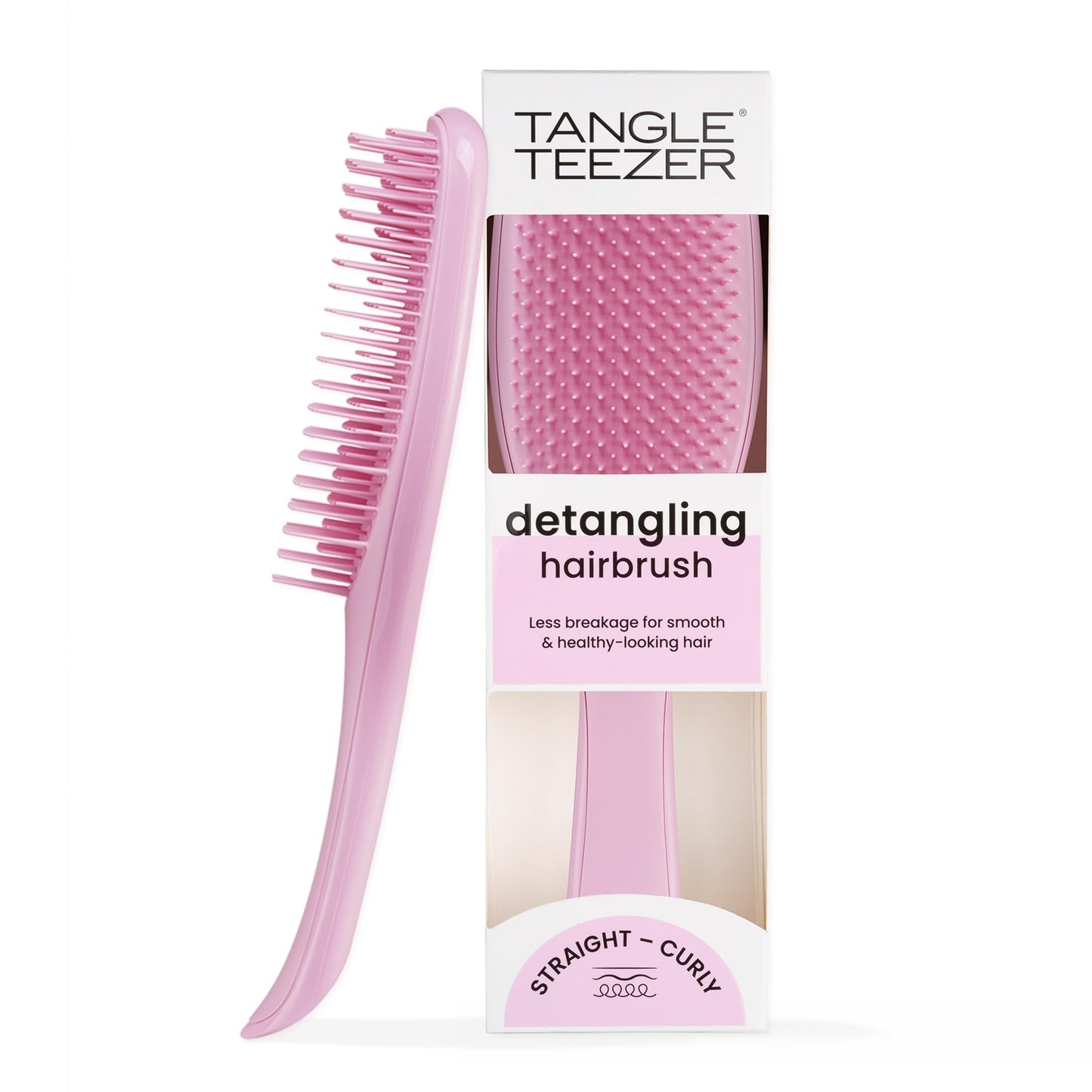 Tangle Teezer Ultimate Detangler Hairbrush for Wet & Dry Hair, Eliminates Knots & Reduces Breakage for All Hair Types, Apricot Blaze