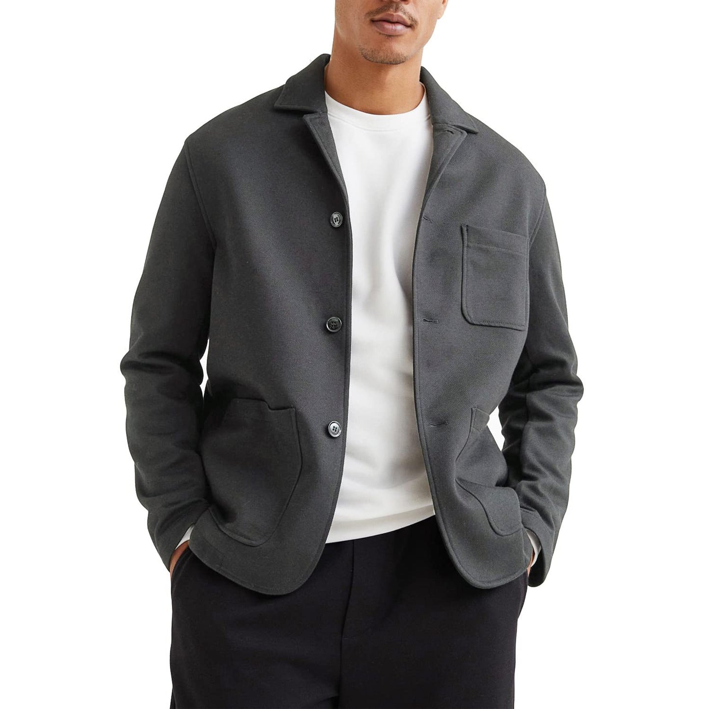 WZIKAI Men's Casual Sport Coat Jacket Regular Fit Lightweight Suit Jacket for Men
