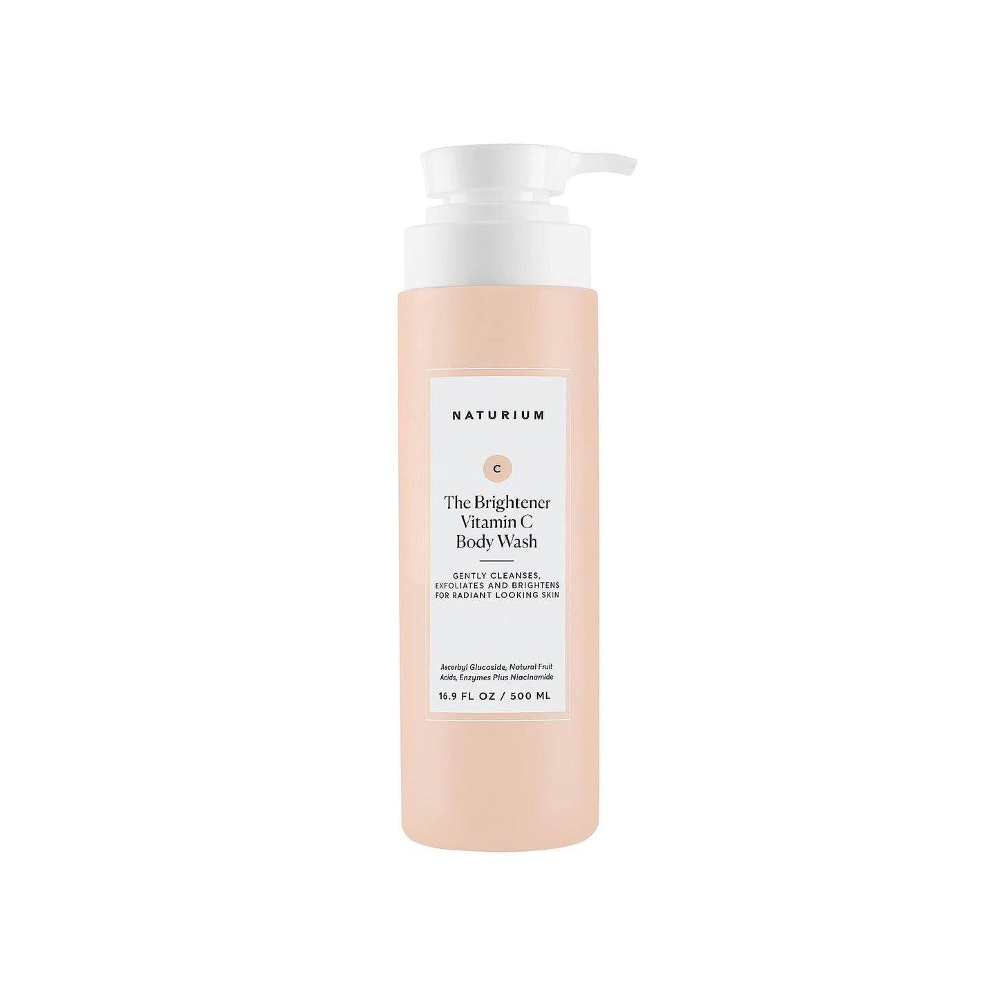 Naturium The Smoother Glycolic Acid Exfoliating Body Wash, Soft & Smoothing Cleanser, 16.9 oz