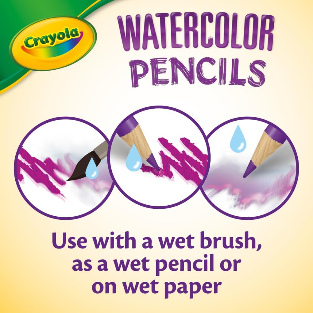 Crayola Classpack Watercolor Pencils, 240ct, 20 each of 12 Colors, Great for Classroom, Educational, Art Tools