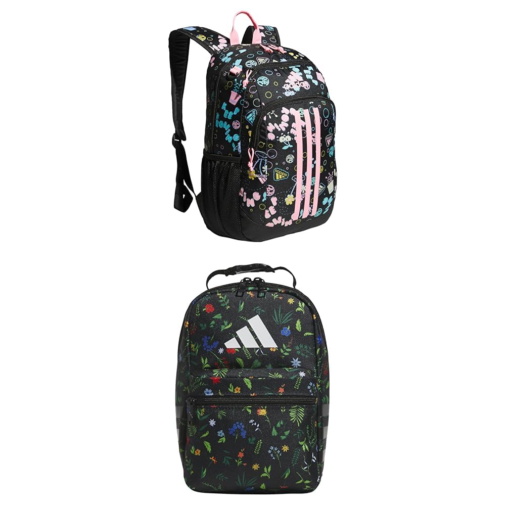 adidas Creator Laptop Backpack for Women and Men, Comfortable and Durable Small Athletic Bag, Camouflage Carbon/Black/Impact Orange, One Size