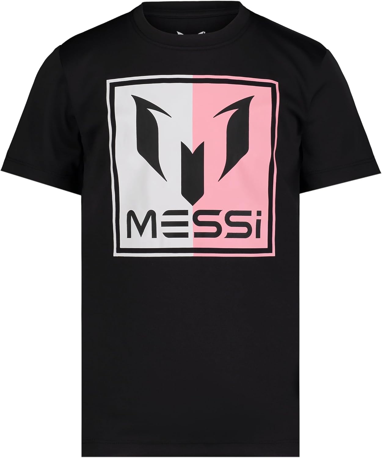 Boys' Lifestyle Short Sleeve Top, Standard Shirt with Logo, Comfortable Fit