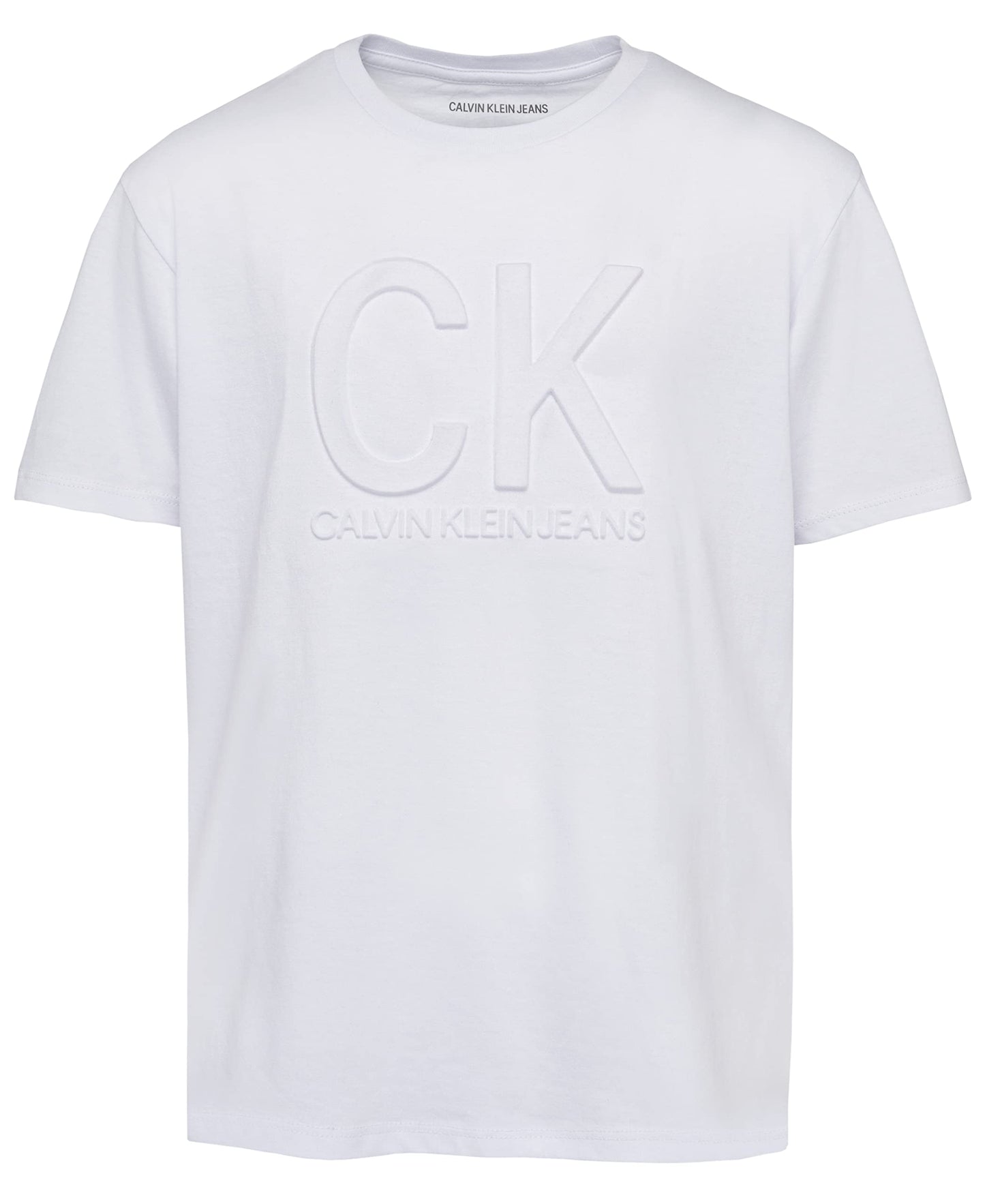 Calvin Klein Boys' Short Sleeve Fashion Graphic Crew Neck T-Shirt, Comfortable, Relaxed Fit