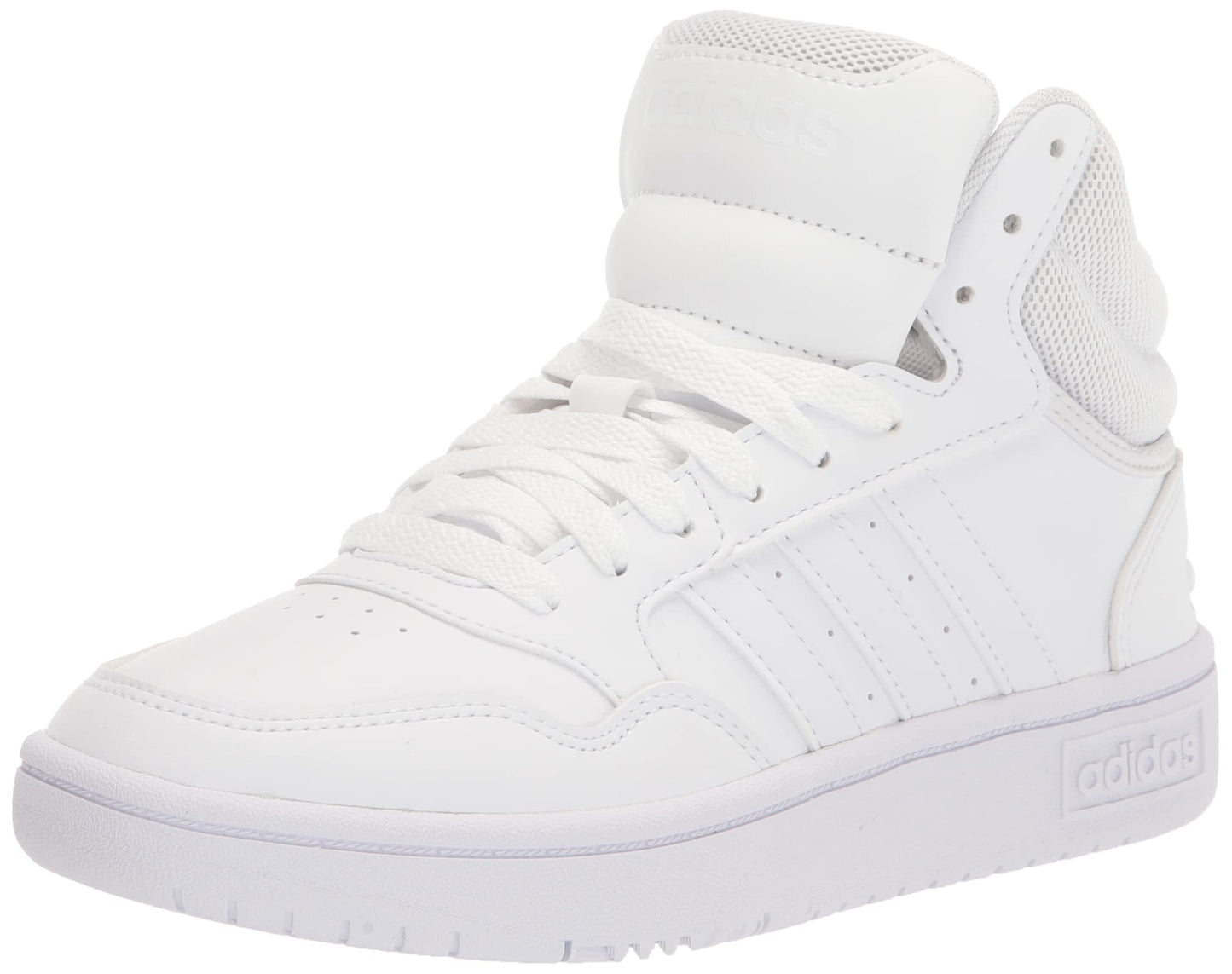 adidas Womens Hoops 3.0 High Sneakers Shoes Casual - White