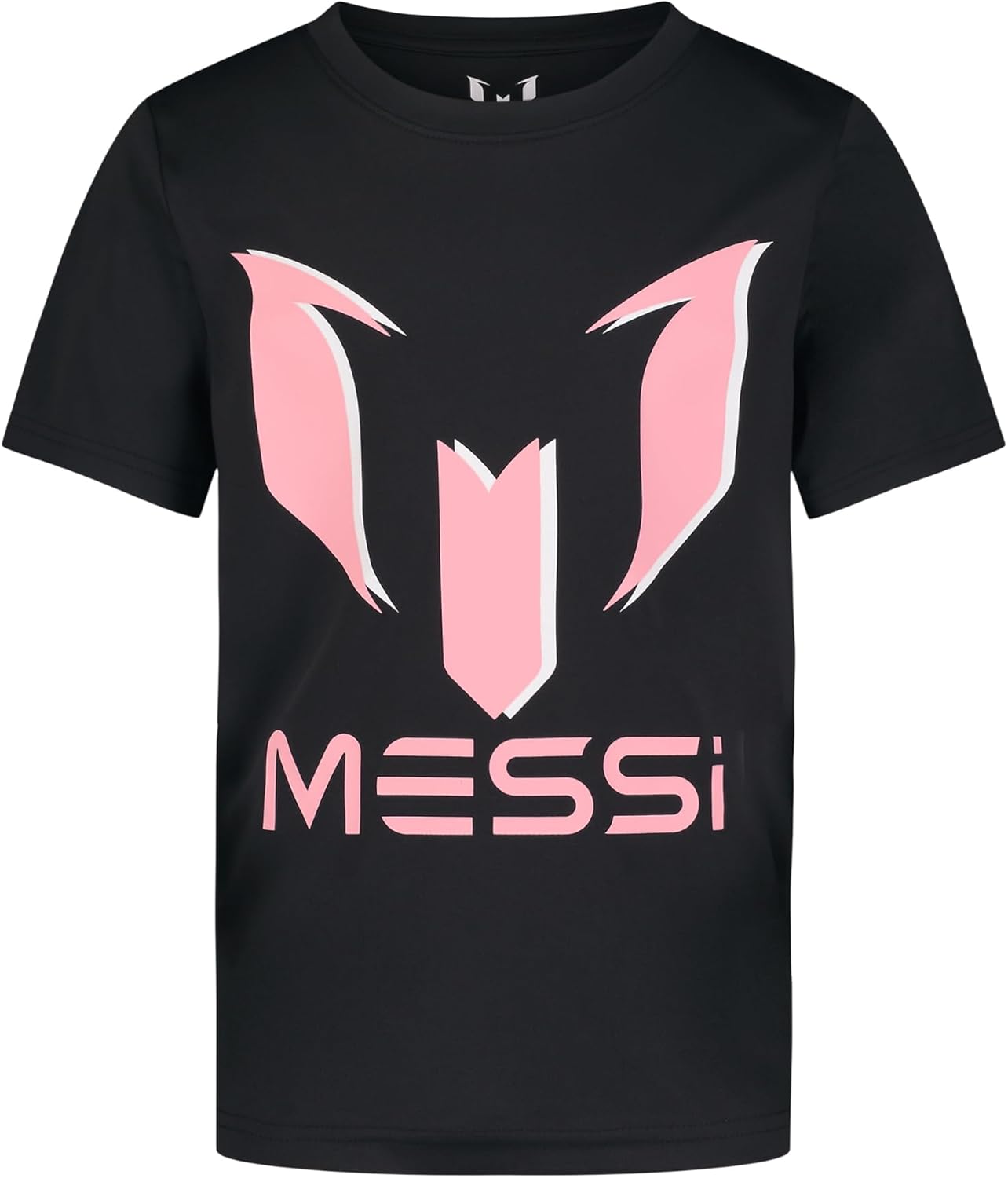 Boys' Lifestyle Short Sleeve Top, Slim-fit Shirt with Logo, Comfortable