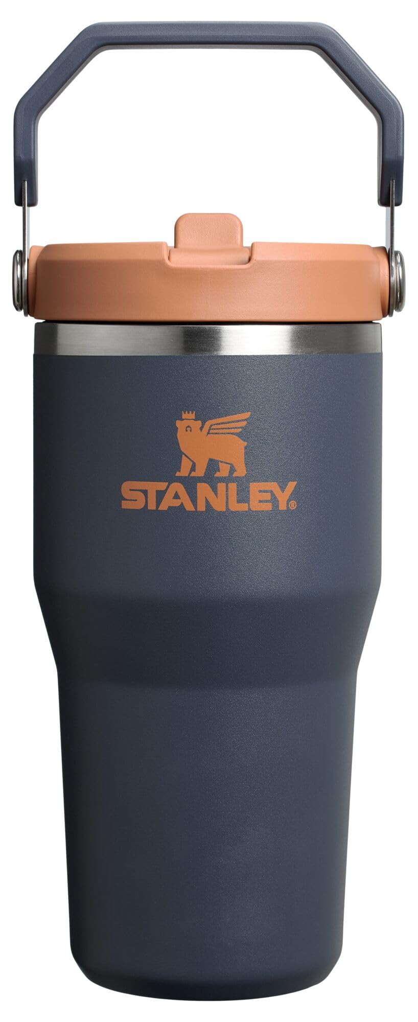 Stanley IceFlow Flip Straw Tumbler with Handle 30 oz | Twist On Lid and Flip Up Straw | Leak Resistant Water Bottle | Insulated Stainless Steel |BPA-Free | Lilac