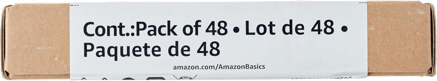Amazon Basics 48-Pack AA Alkaline High-Performance Batteries, 1.5 Volt, 10-Year Shelf Life