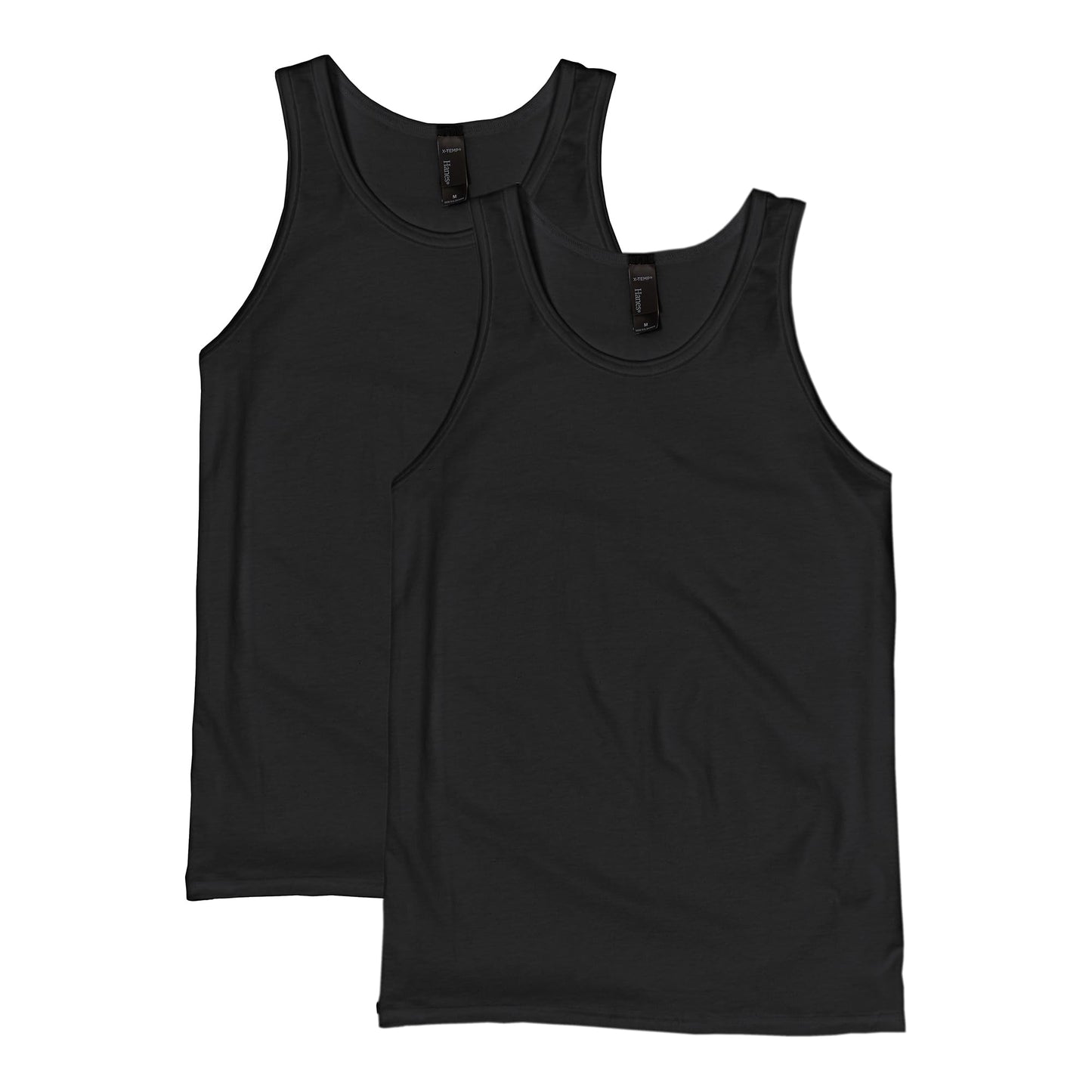 Hanes Men’s Performance Tank, X-Temp Moisture-Wicking Tank Top, Solid Colors, 2-Pack