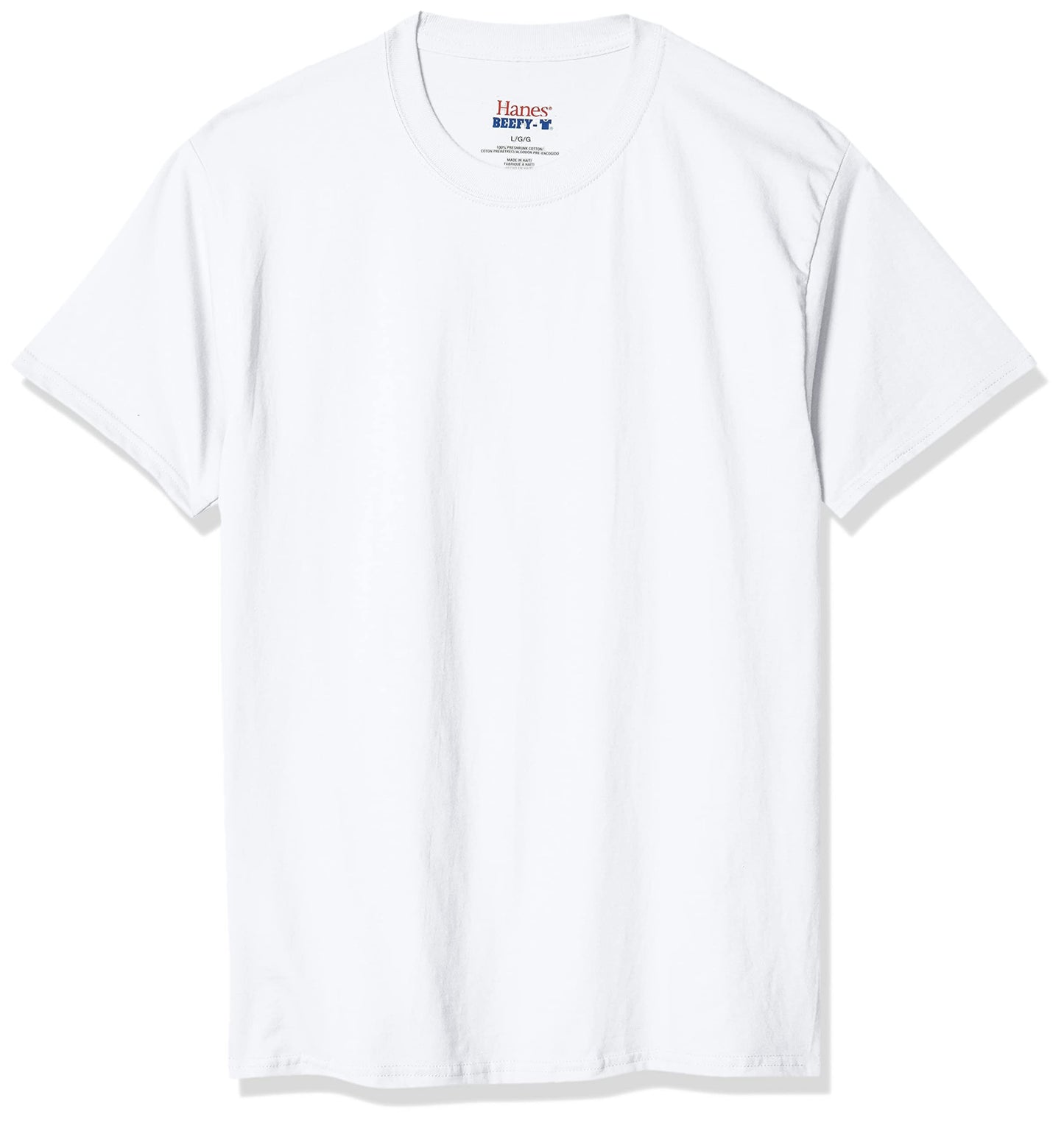 Hanes Men's Beefy-t T-Shirt, Heavyweight Cotton Tee, 1 Or 2 Pack, Big & Tall