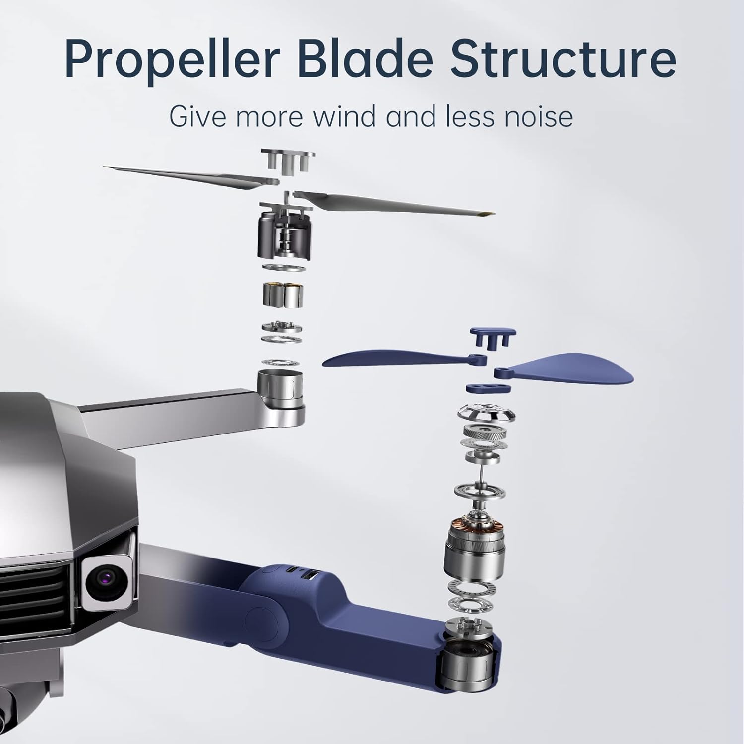 JISULIFE Portable Handheld Fan, Mini 3 In 1 with Rechargeable Battery, Personal Pocket Fan for Travel, Outdoor, USB Power Bank, Flashlight, Essential Ideal Gifts for Men/Women/Family/Friends - Blue