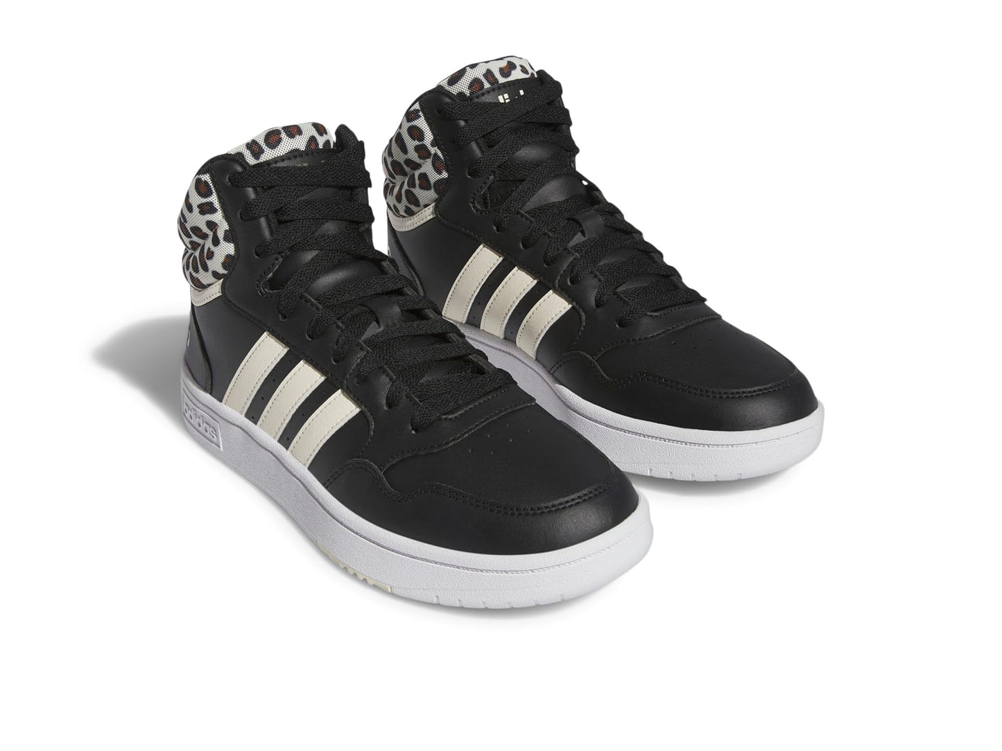 adidas Womens Hoops 3.0 High Sneakers Shoes Casual - White