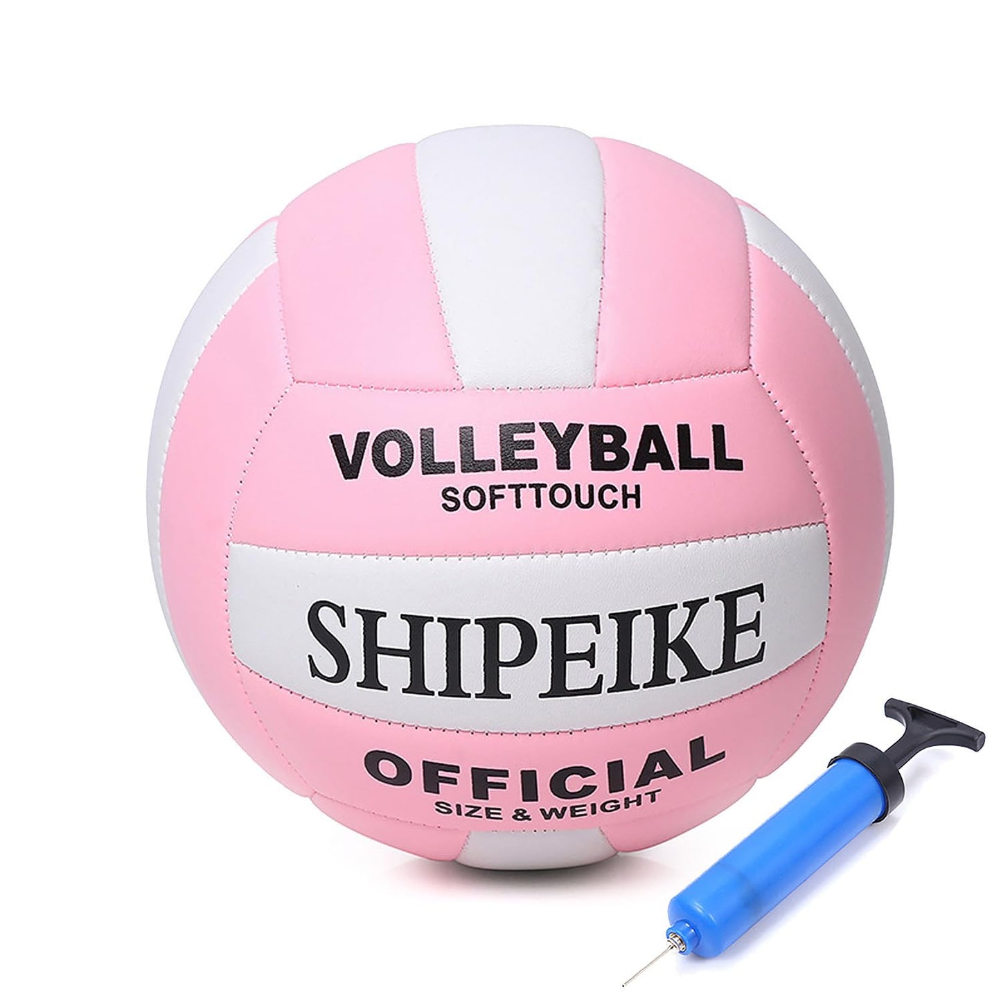 ABAJI Volleyball Official Ball Thicker PU Waterproof Anti-Explosion 15+ Years Kids Girls Boys Indoor Training Game Outdoor Sand Beach Pool Play Pump Needle