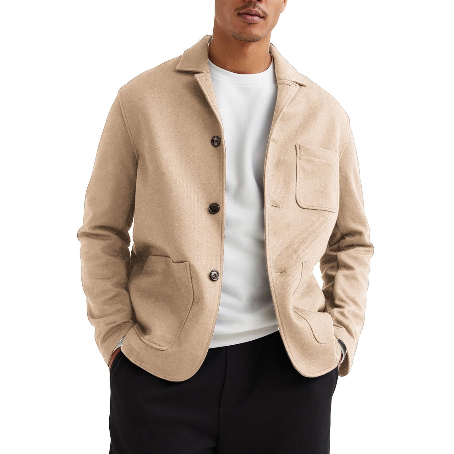 WZIKAI Men's Casual Sport Coat Jacket Regular Fit Lightweight Suit Jacket for Men