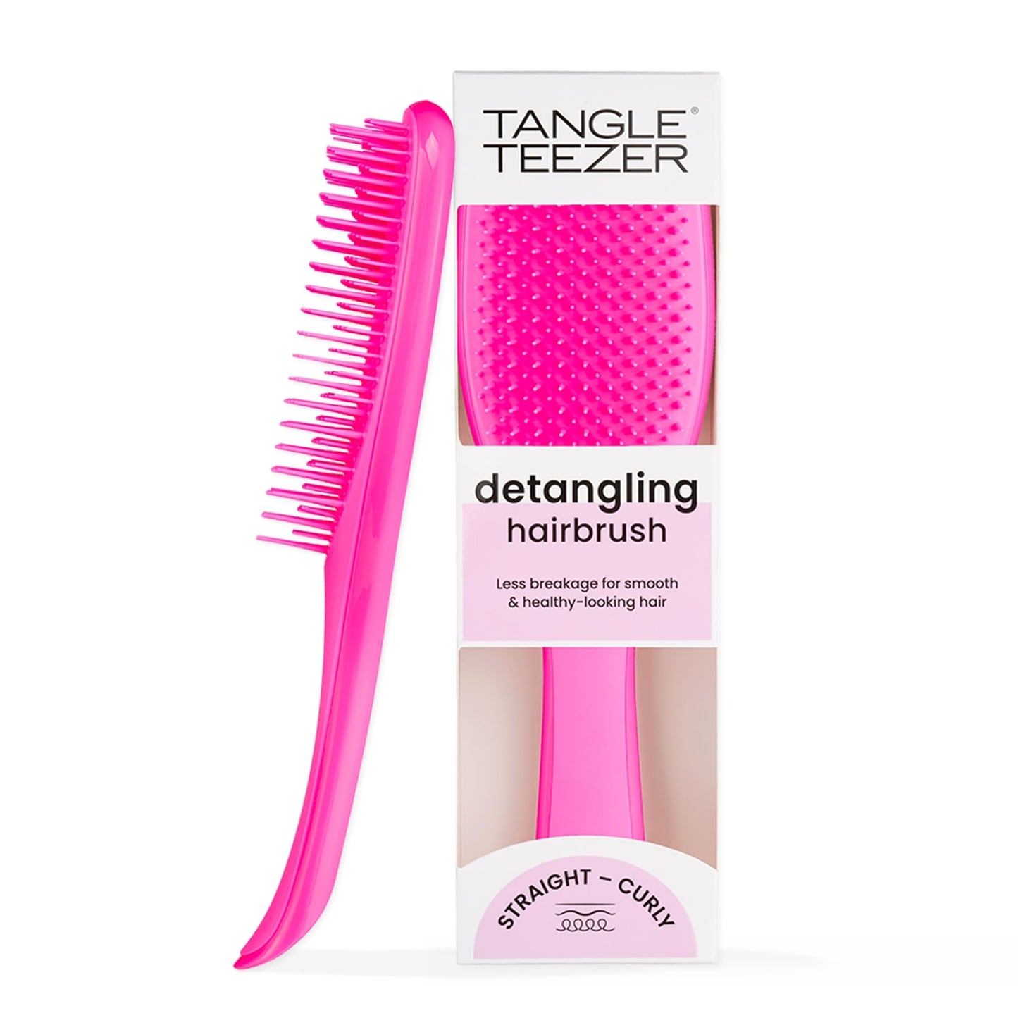 Tangle Teezer Ultimate Detangler Hairbrush for Wet & Dry Hair, Eliminates Knots & Reduces Breakage for All Hair Types, Apricot Blaze