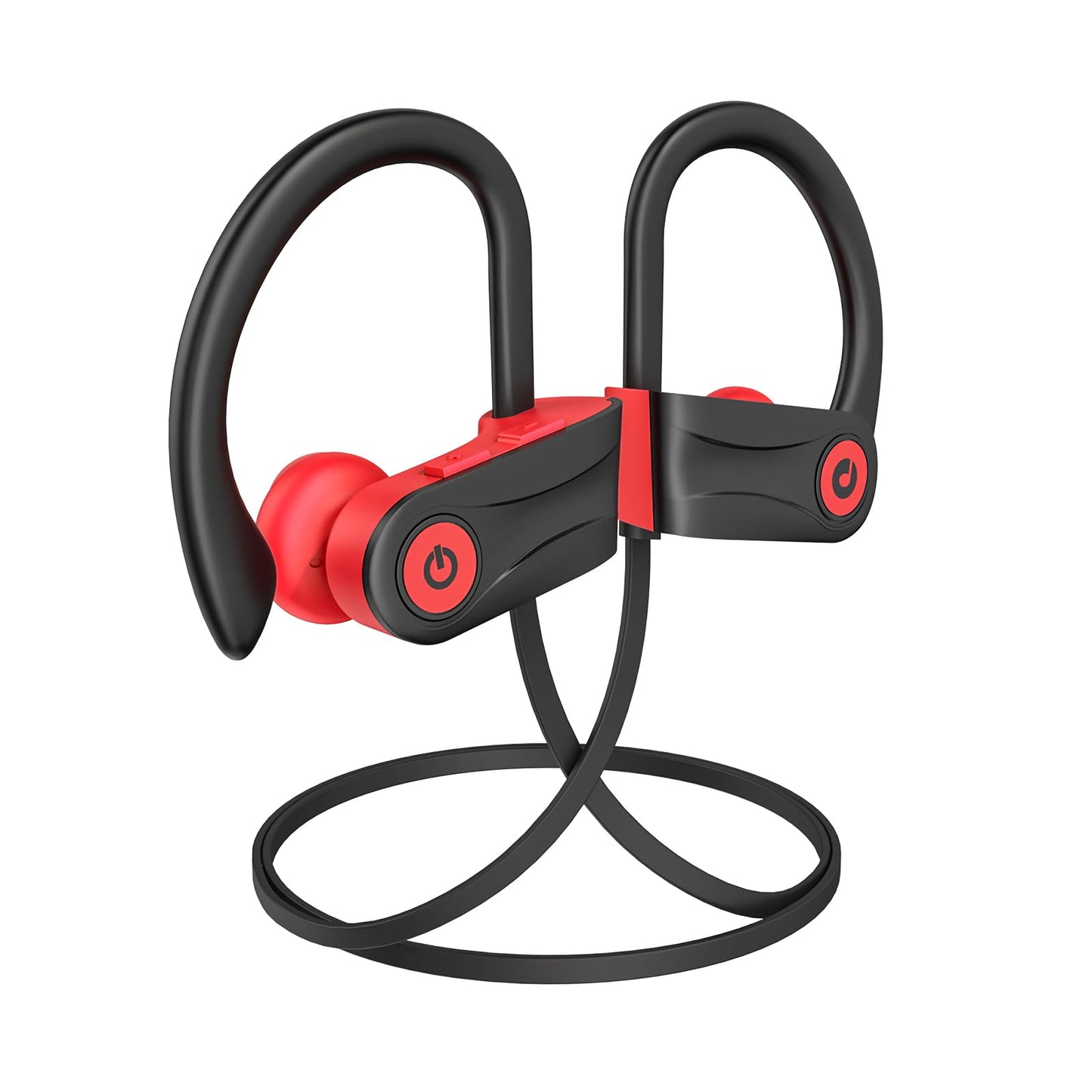 Boean Bluetooth Headphones, Wireless Headphones with 16 Hours Playtime Bluetooth 5.3 Wireless Earbuds HD Deep Bass Stereo Sound Isolation IPX7 Waterproof Earphones for Workout Running Sports