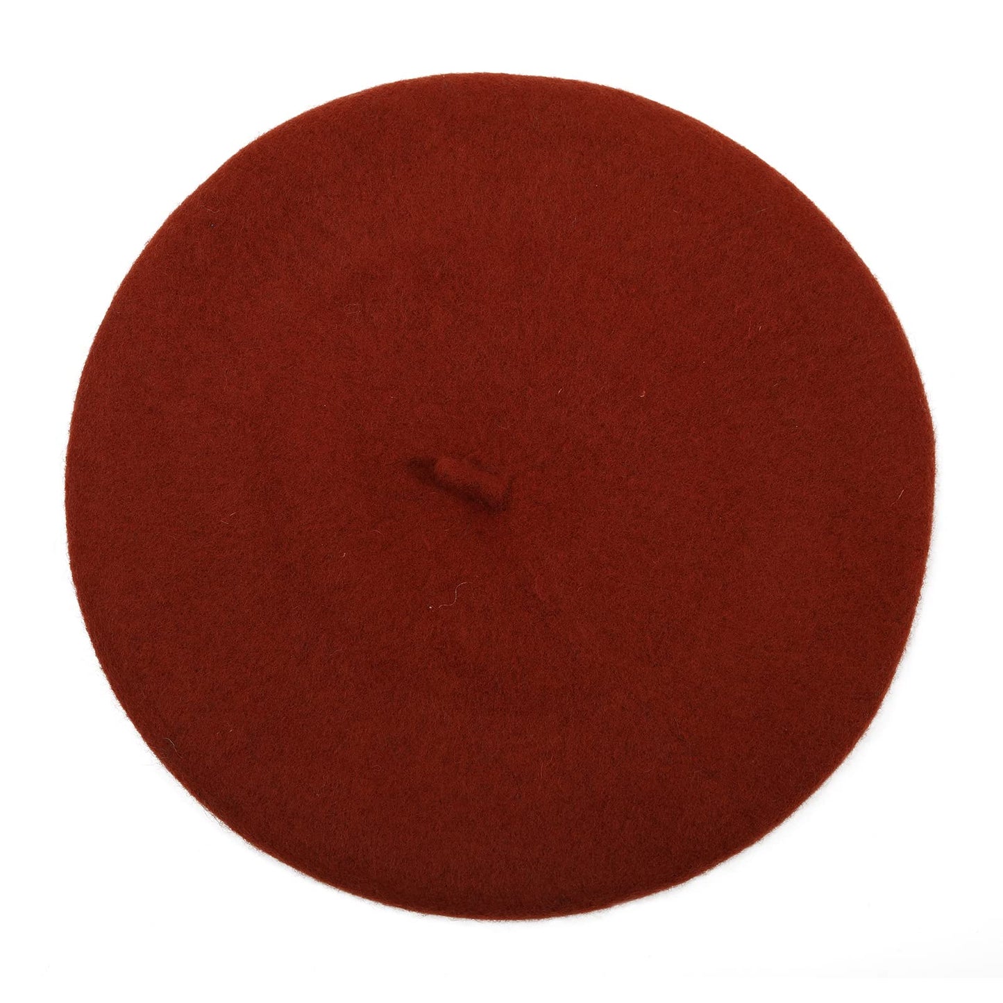 Women French Wool Beret Hats - Solid Color Classic Beanie Winter Cap