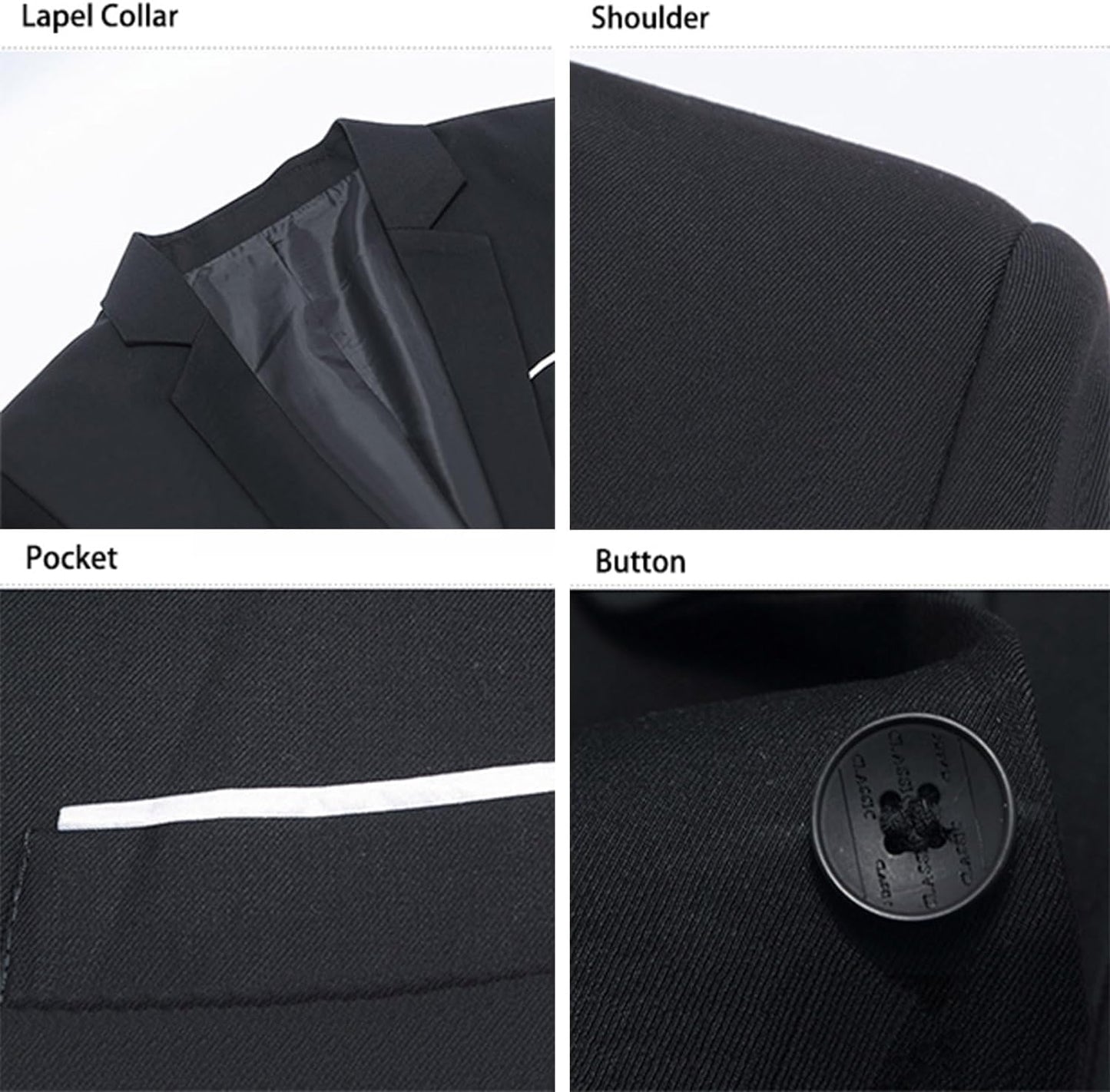 Mylldey Mens Blazers Slim Fit Business Casual Men Suit Sport Coat One Button Travel Blazer Lightweight Suit Jacket