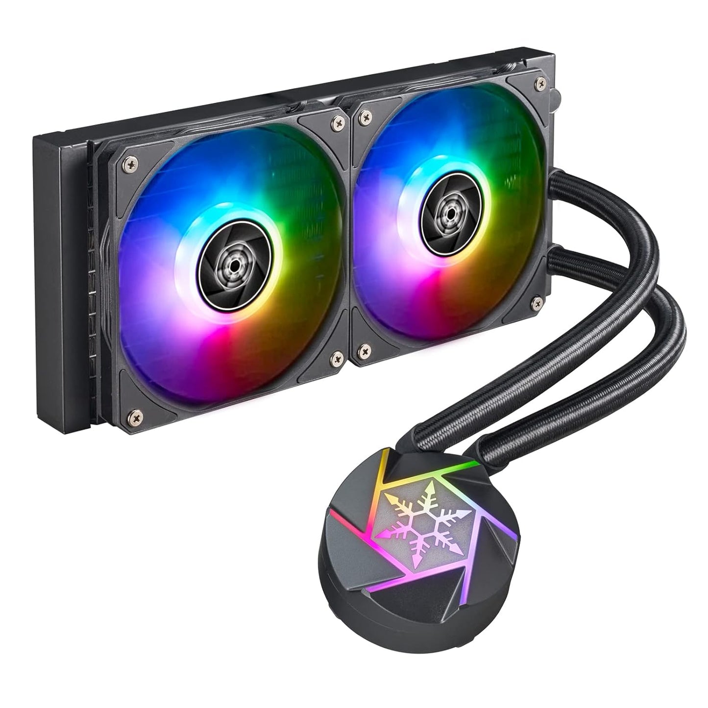 Silverstone Technology VIDA 240 Slim High Performance Slim All-in-One Liquid Cooler, SST-VD240-SLIM (Open Box)