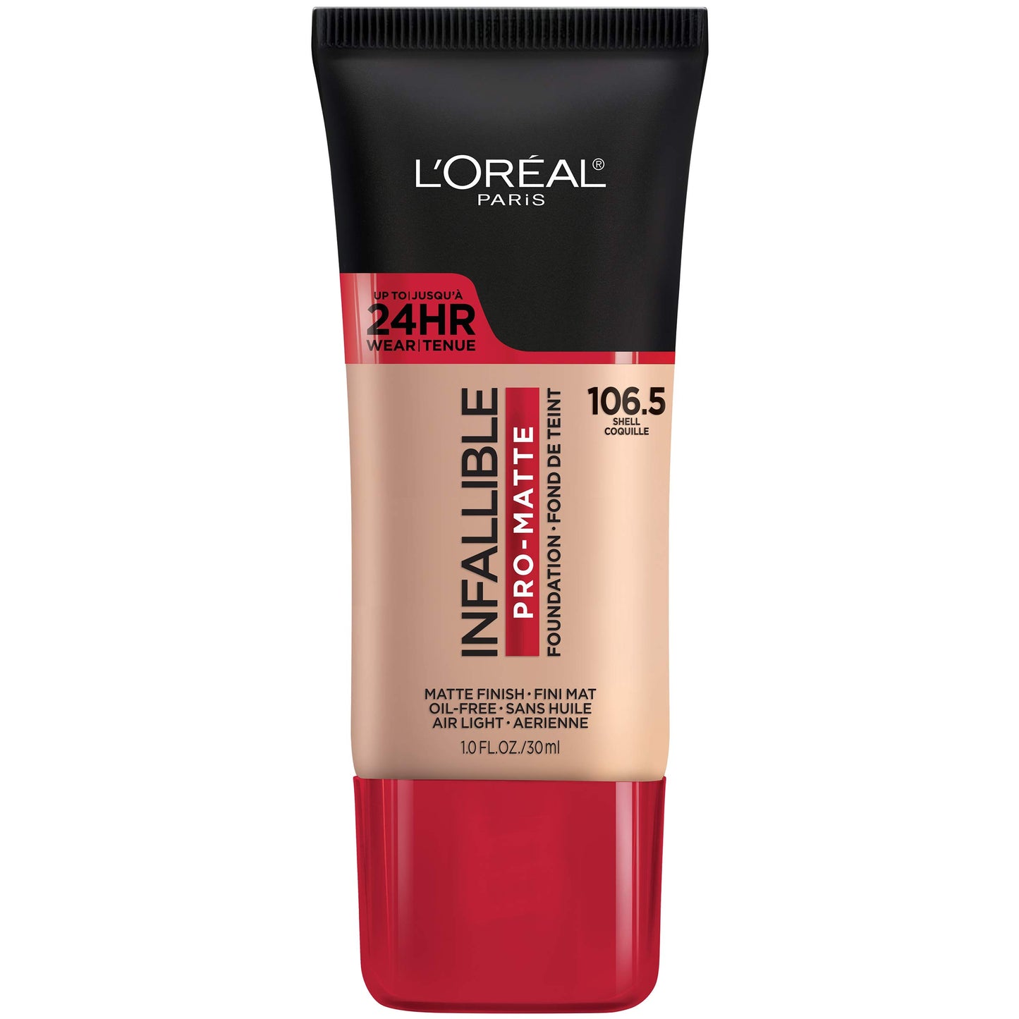 L'Oreal Paris Makeup Infallible Pro-Matte Liquid Longwear Foundation, 105 Natural Beige, 1 fl; oz.