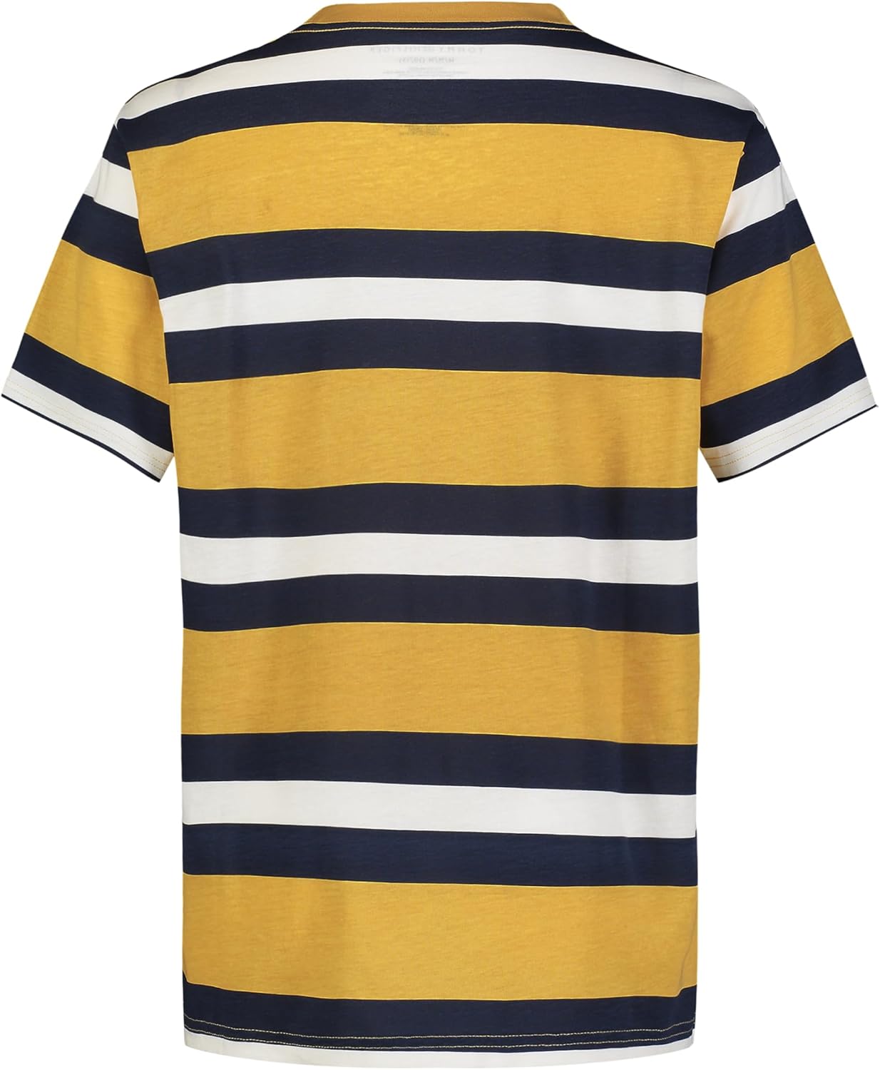 Tommy Hilfiger Boys' Short Sleeve Striped Crew Neck T-Shirt, Soft, Comfortable, Relaxed Fit