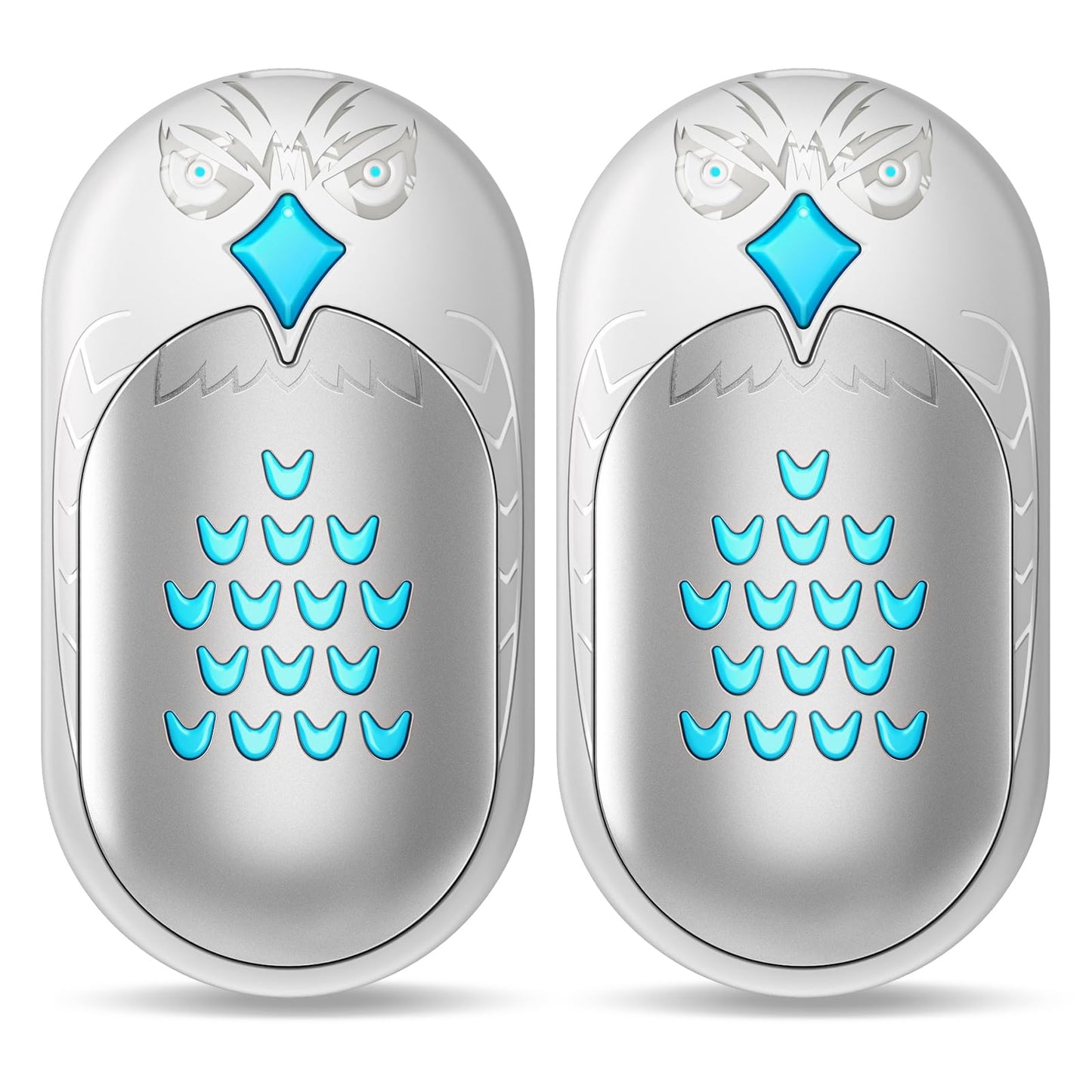 Hand Warmers Rechargeable, 2 Pack 6000mAh Electric Portable Heater, 20 Hrs Long Heating Hot Pockets Hand Warmer, Hunting Gear, Gifts for Women, Men, Raynauds, Camping, Golf, Outdoors