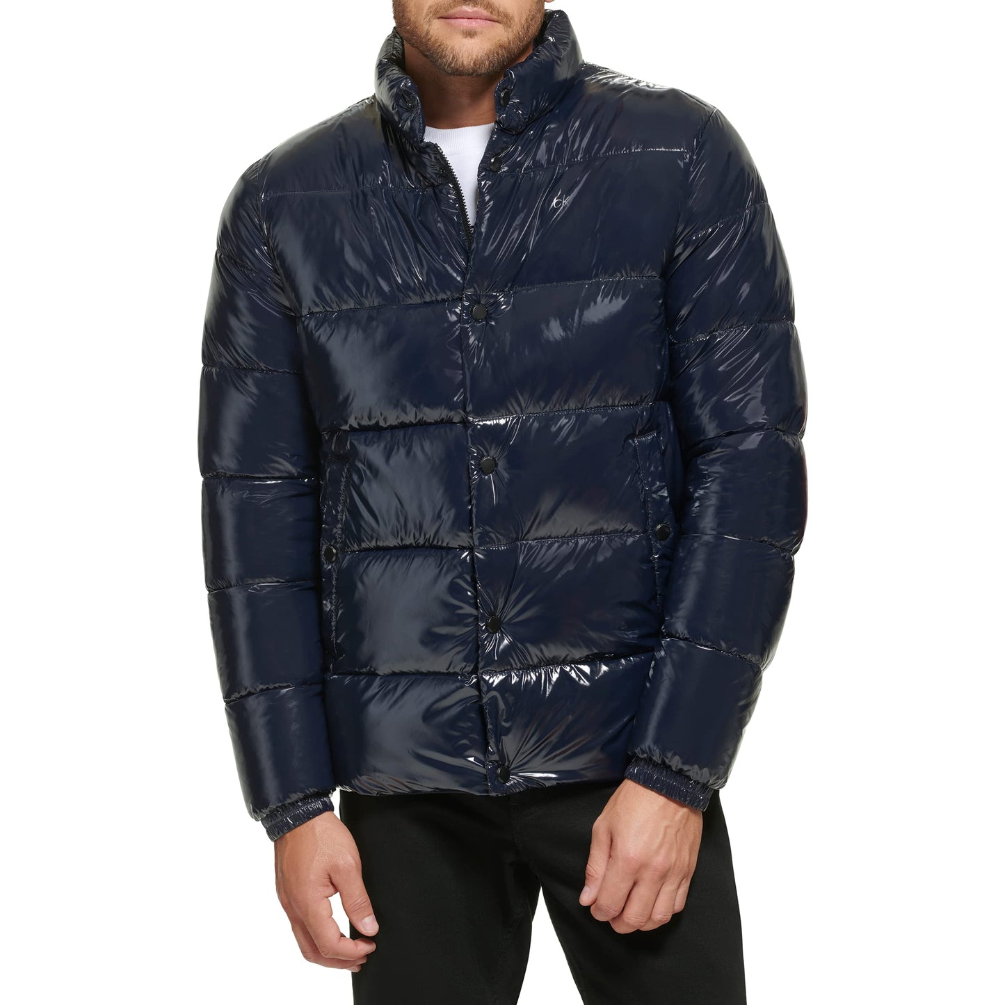 Calvin Klein Men's Snap Front Puffer Jacket