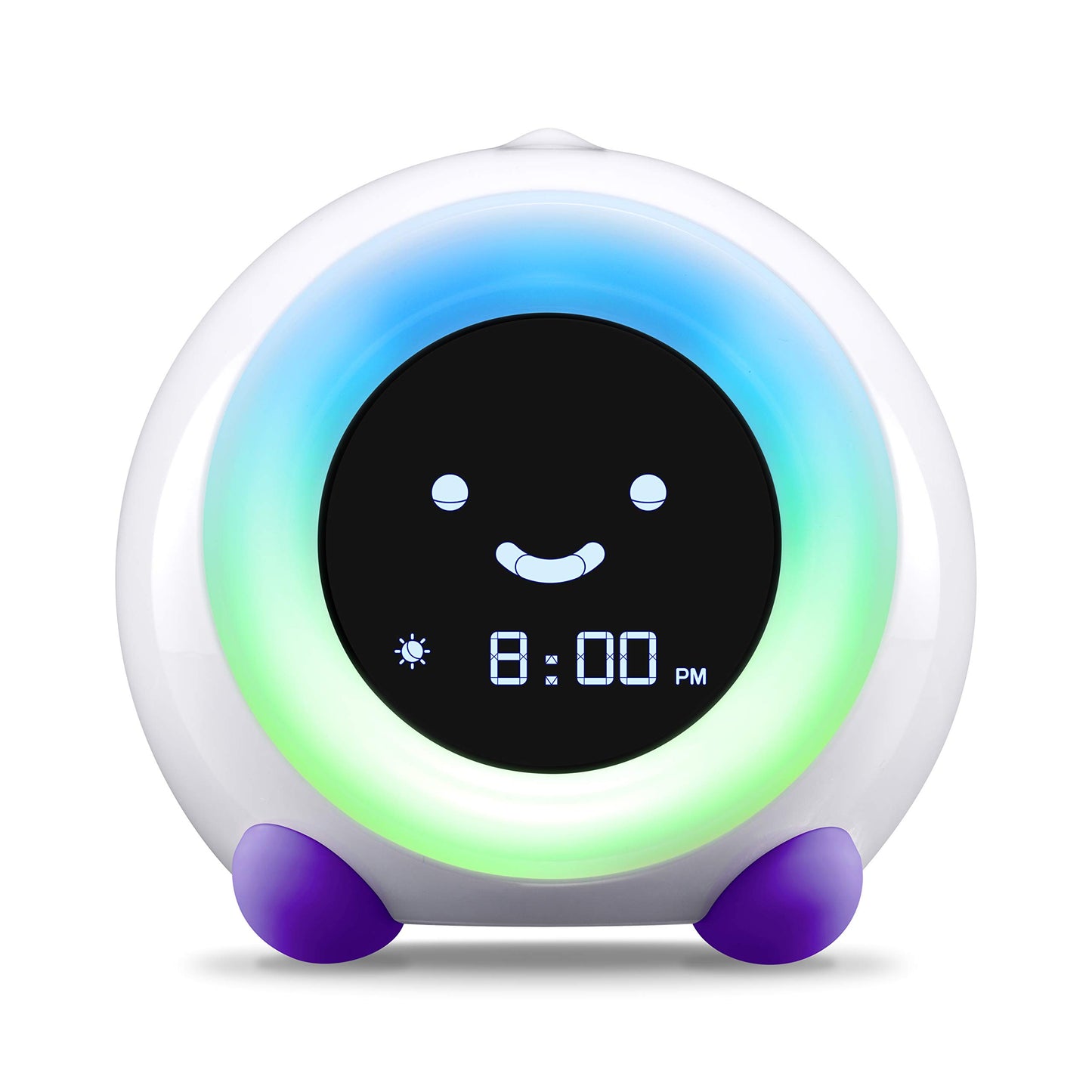 LittleHippo Mella: All-in-One Kids Trainer, Alarm Clock, Night Light & Sleep Sounds Machine. Encourage Sleep Training with Toddler Alarm Clock, Timer Night Light, Cute Kids Room Decor - Tropical Teal