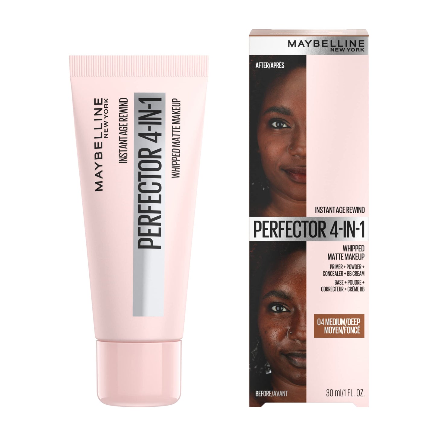 Maybelline Instant Age Rewind Instant Perfector 4-In-1 Matte Makeup, 01 Light, 1 Count