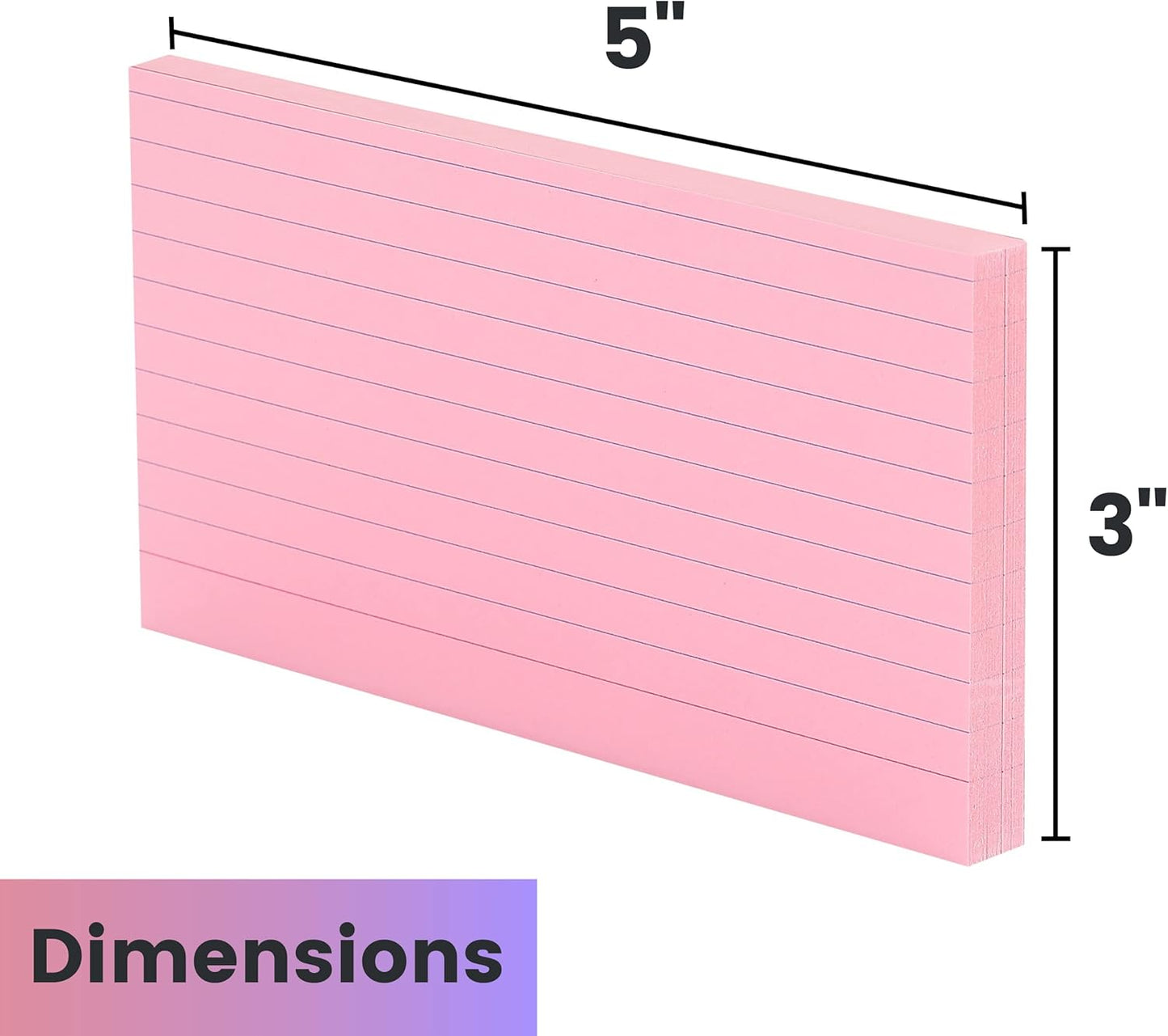 Mr. Pen- Pastel 3" x 5", 180 Lined Index Cards, Note Cards, Flash Cards, Study Cards, Notecards for Studying, Ruled Flashcards for Studying, Back to School Supplies