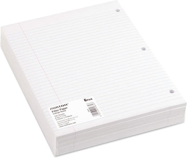 Mintra Office Filler Paper (College Ruled, 600 Sheets (6pks of 100))